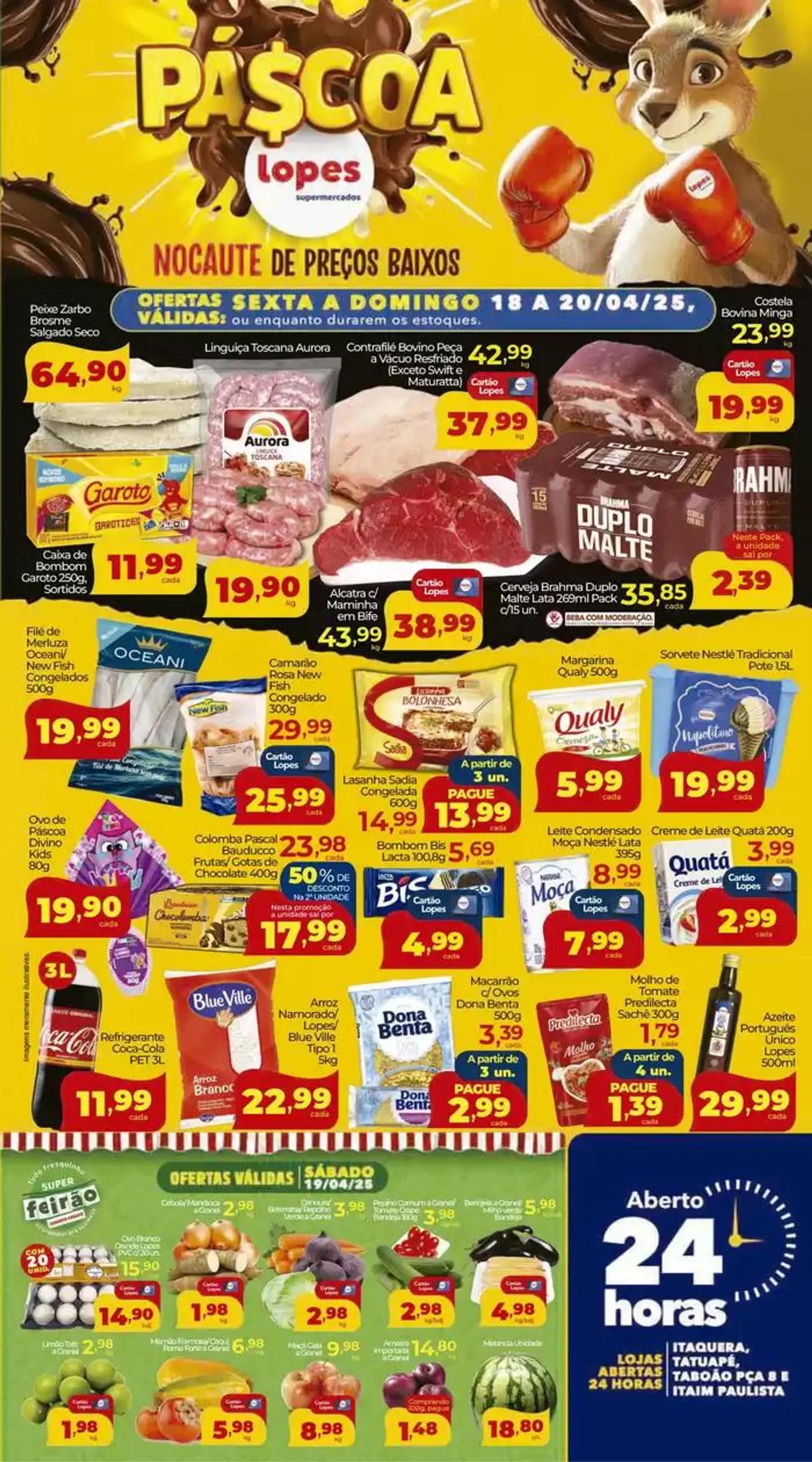 Encarte de SUPER OFERTAS REDE 18 de abril até 21 de abril 2025 - Pagina 1