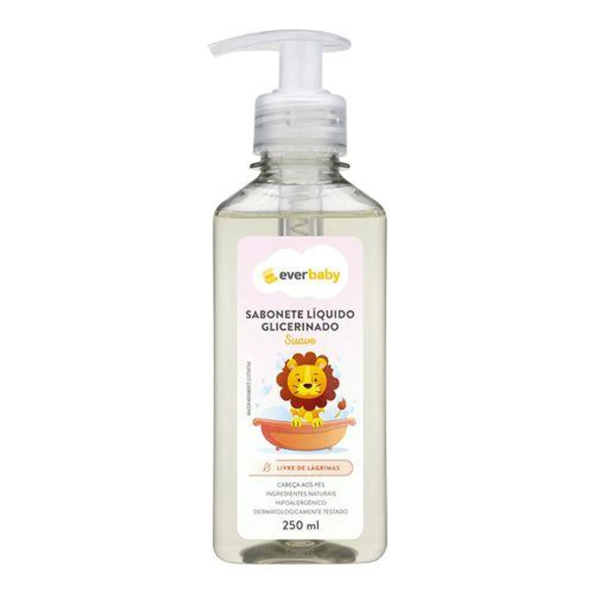 Sabonete Líquido Infantil Ever Baby Suave 250ml