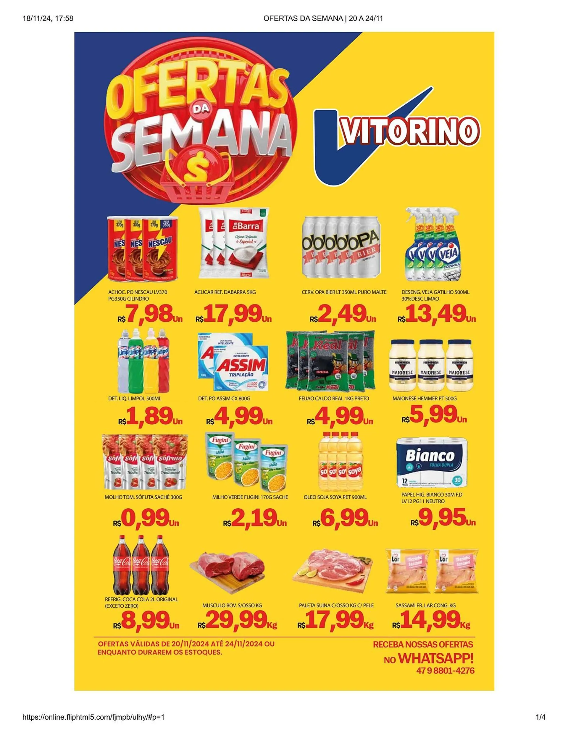 Catálogo Supermercado Vitorino - 1