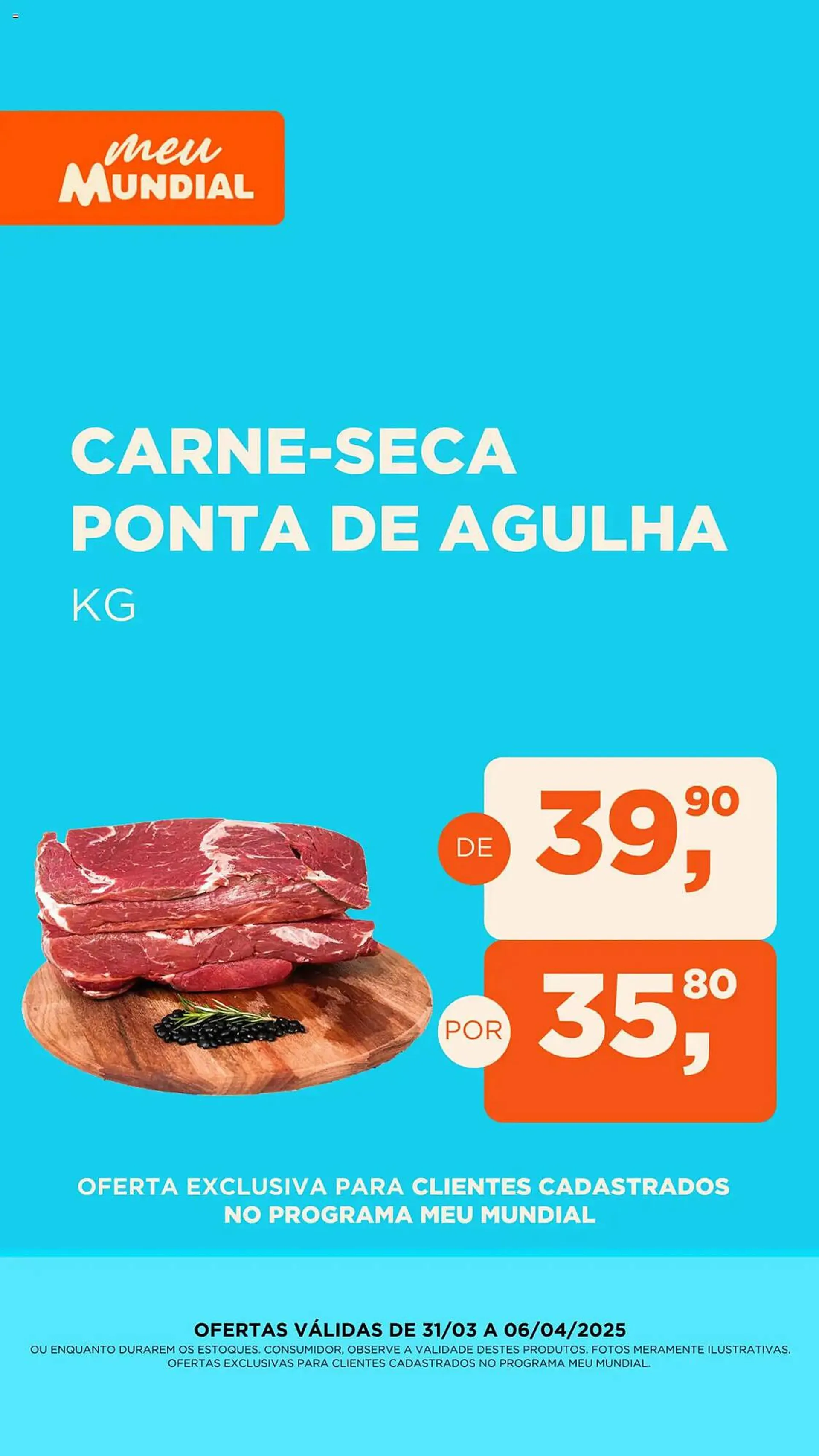 Encarte de Catálogo Supermercados Mundial 31 de março até 6 de abril 2025 - Pagina 2
