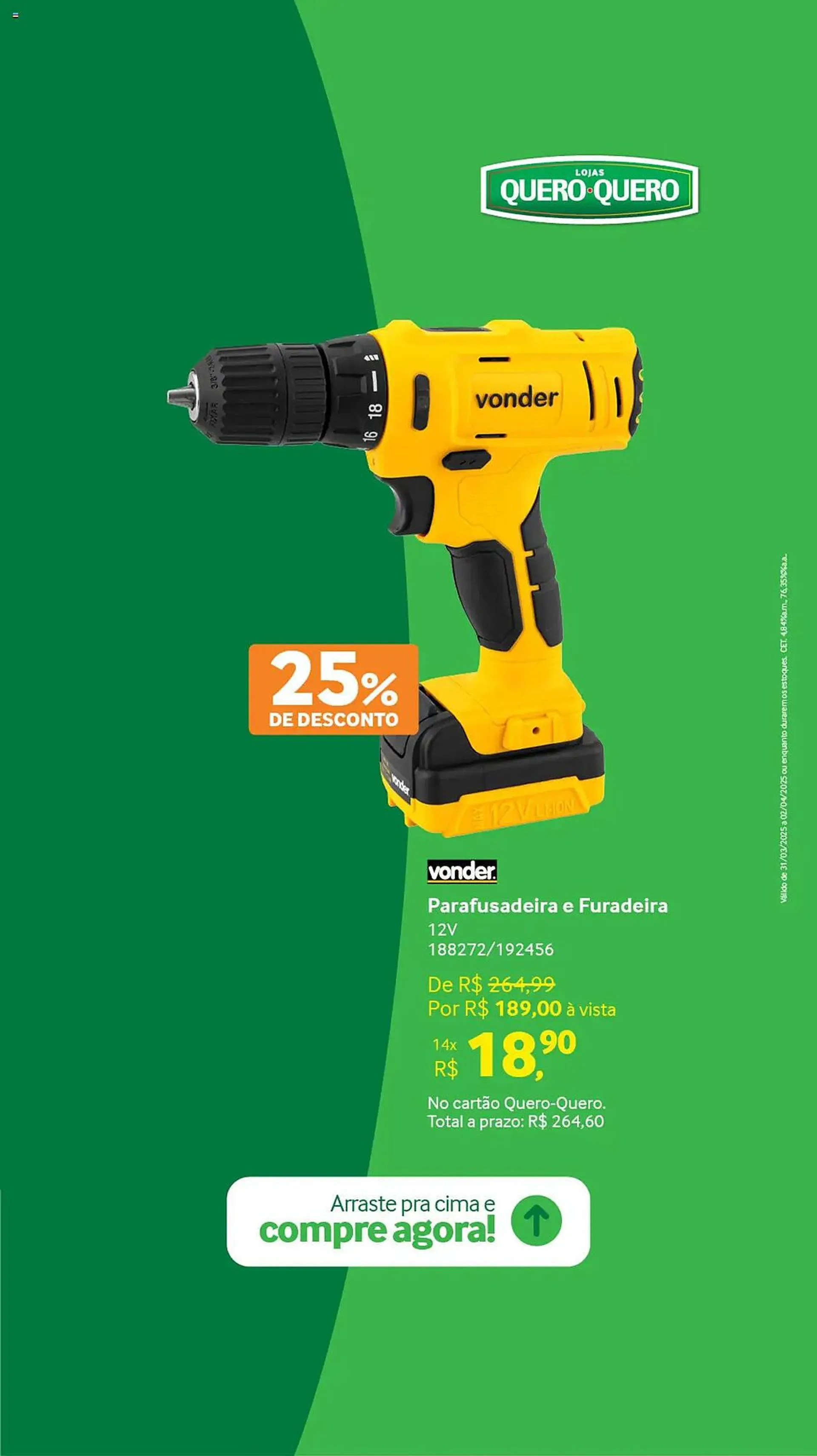 Encarte de Catálogo Quero Quero 31 de março até 2 de abril 2025 - Pagina 5