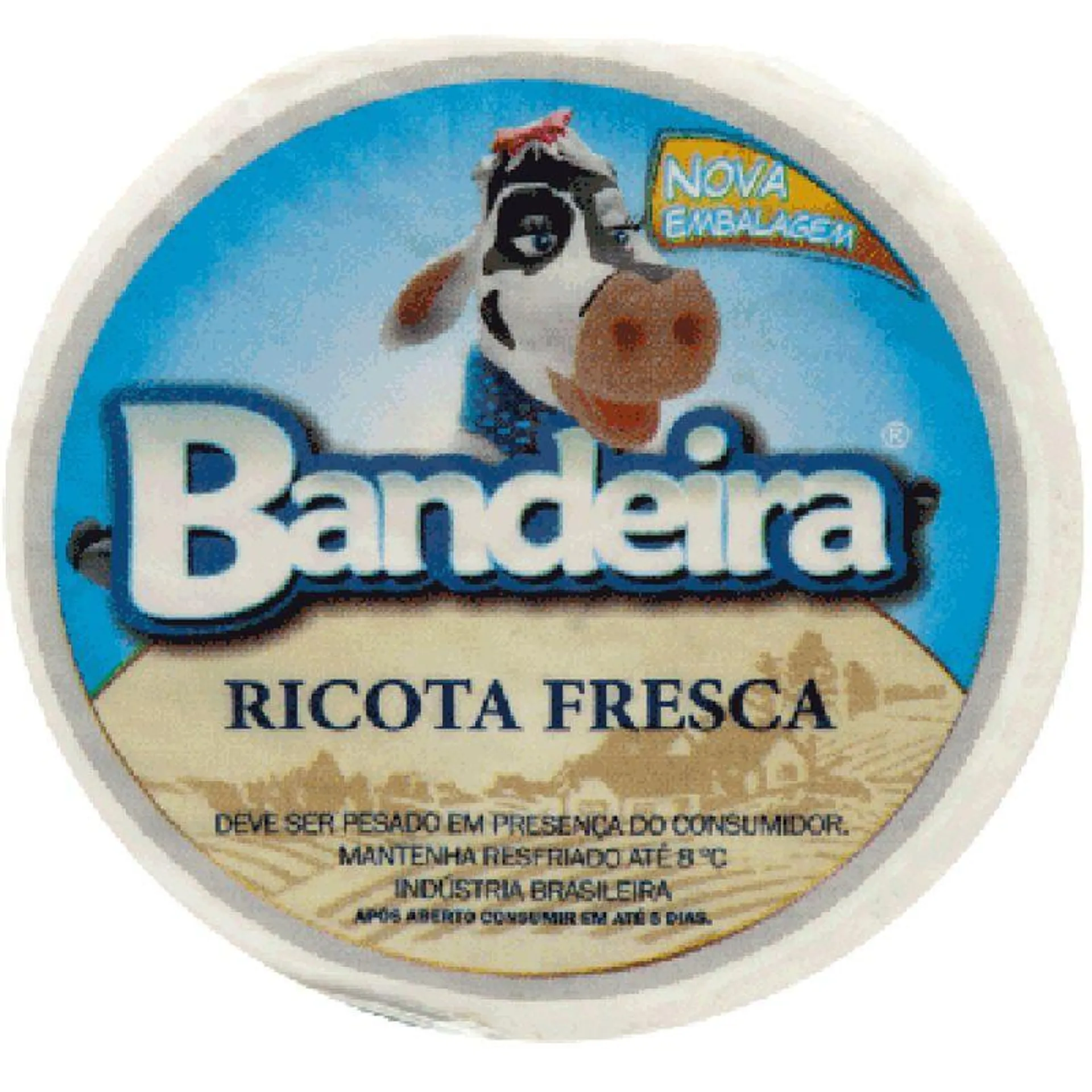 Ricota Fresca Bandeira 3,9 Kg