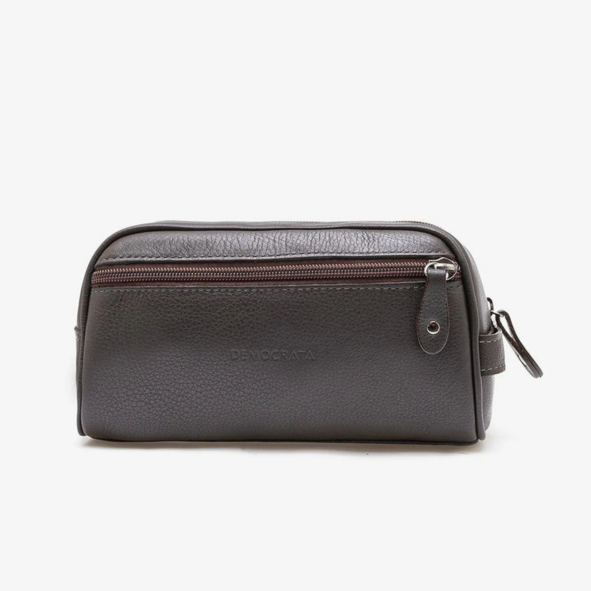 Necessaire Em Couro Café