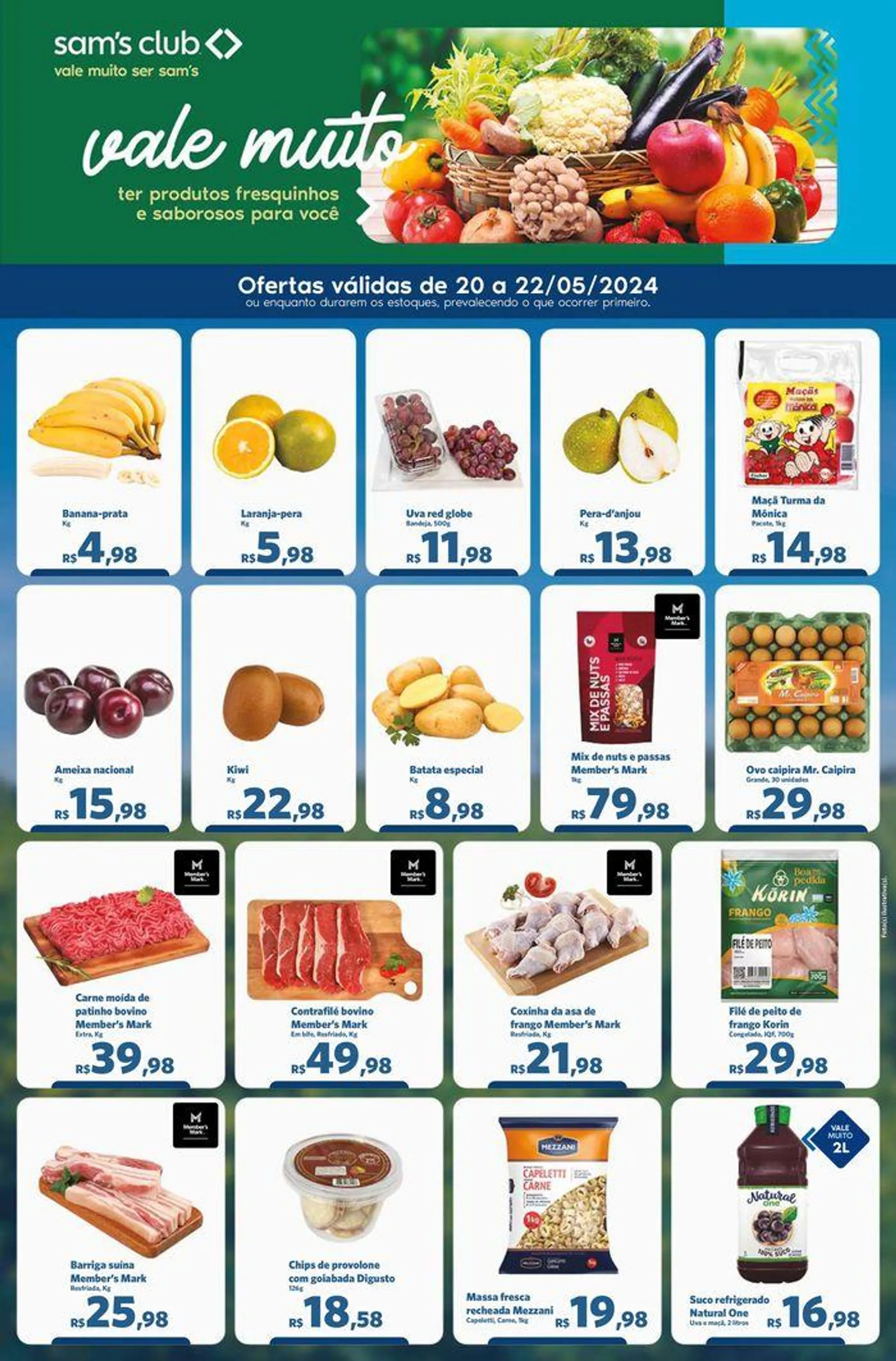 Encarte de OFERTAS PERECÍVEIS\ 20 de maio até 22 de maio 2024 - Pagina 1