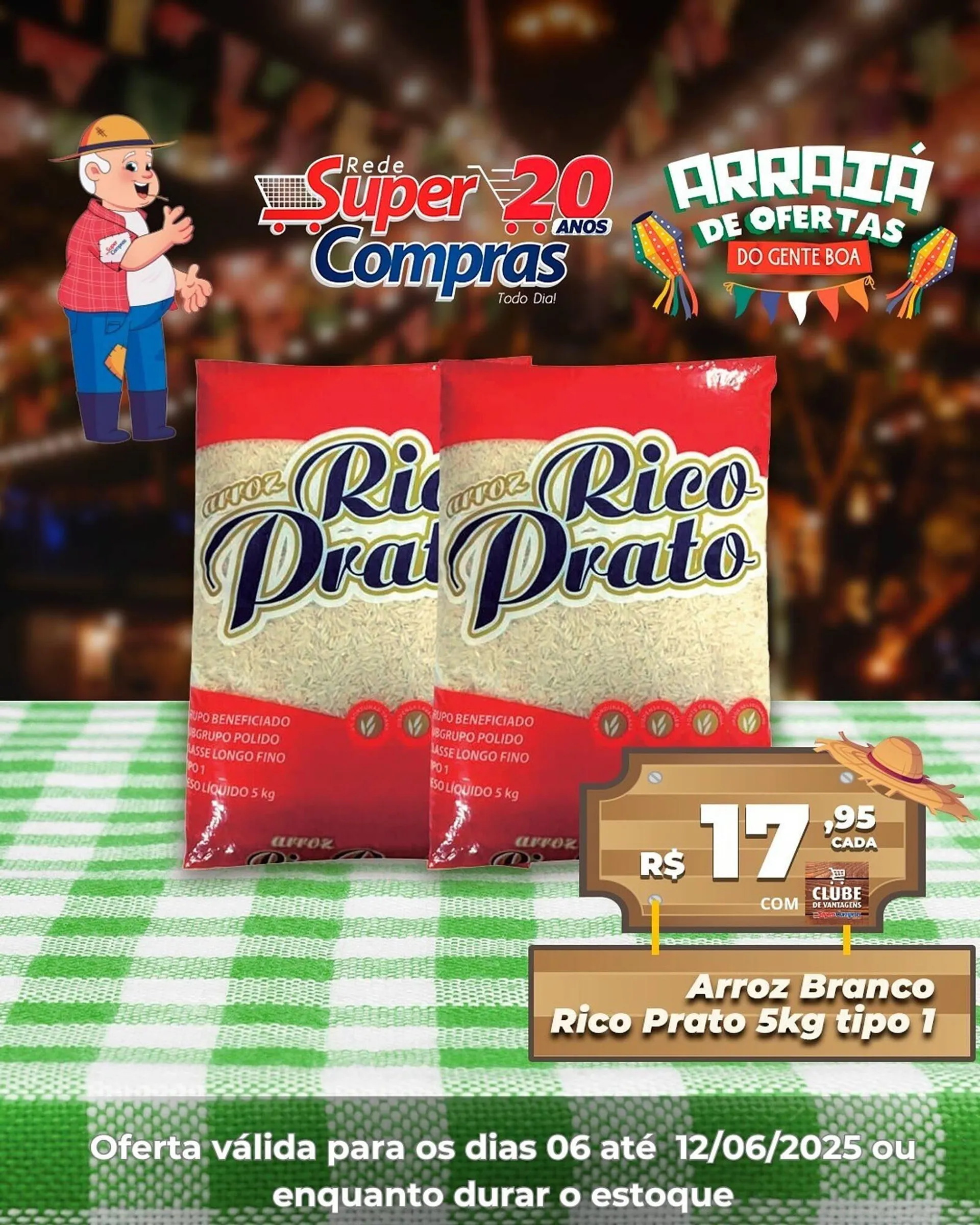 Encarte de Catálogo Rede Super Compras 6 de junho até 12 de junho 2025 - Pagina 1