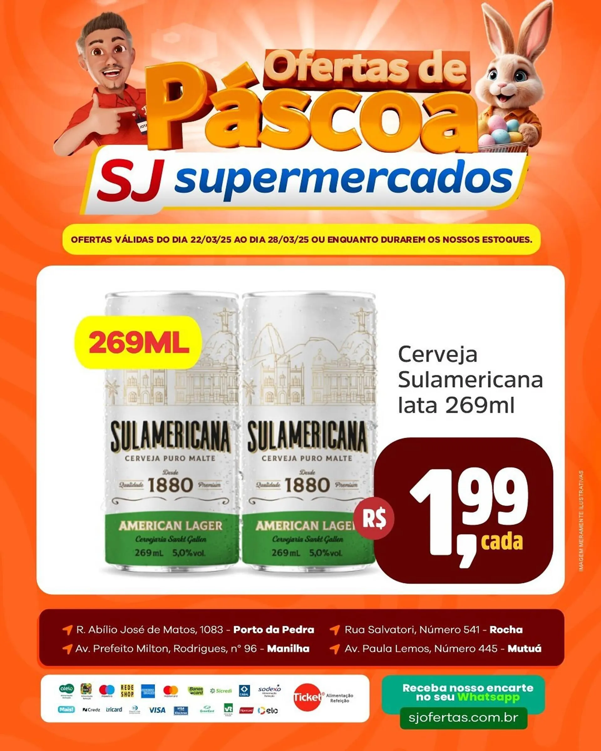 Encarte de Catálogo Sj Supermercados 22 de março até 28 de março 2025 - Pagina 5