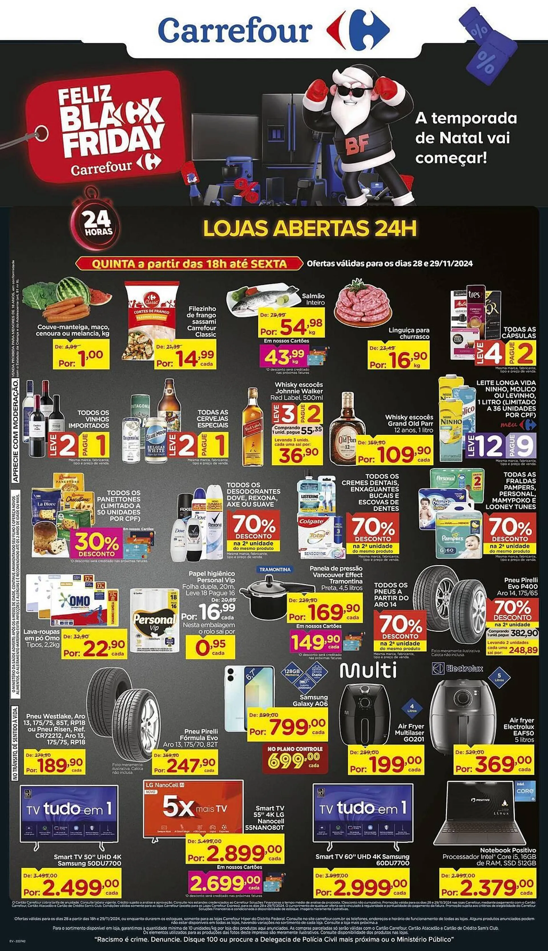 Encarte de Catálogo Carrefour 28 de novembro até 1 de dezembro 2024 - Pagina 1