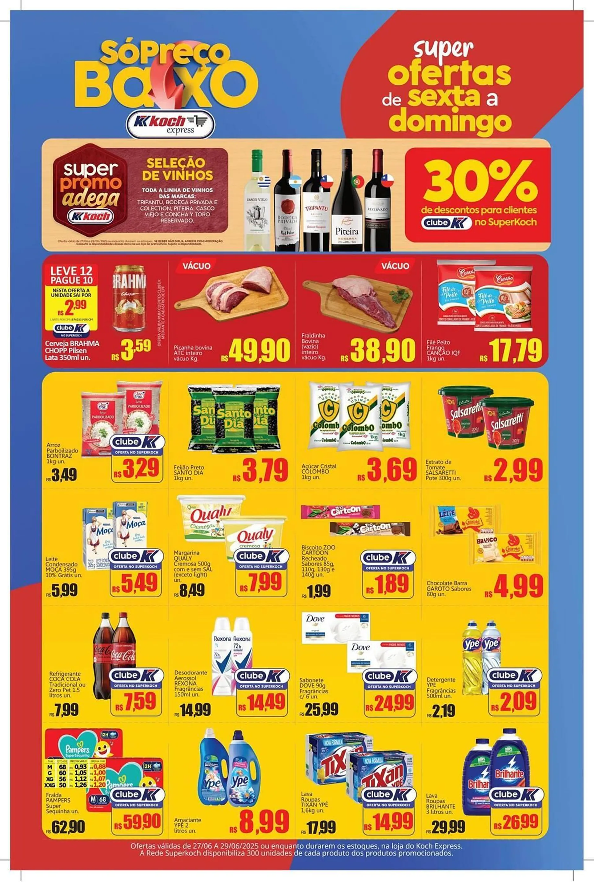 Encarte de Catálogo Supermercados Koch 27 de junho até 29 de junho 2025 - Pagina 1