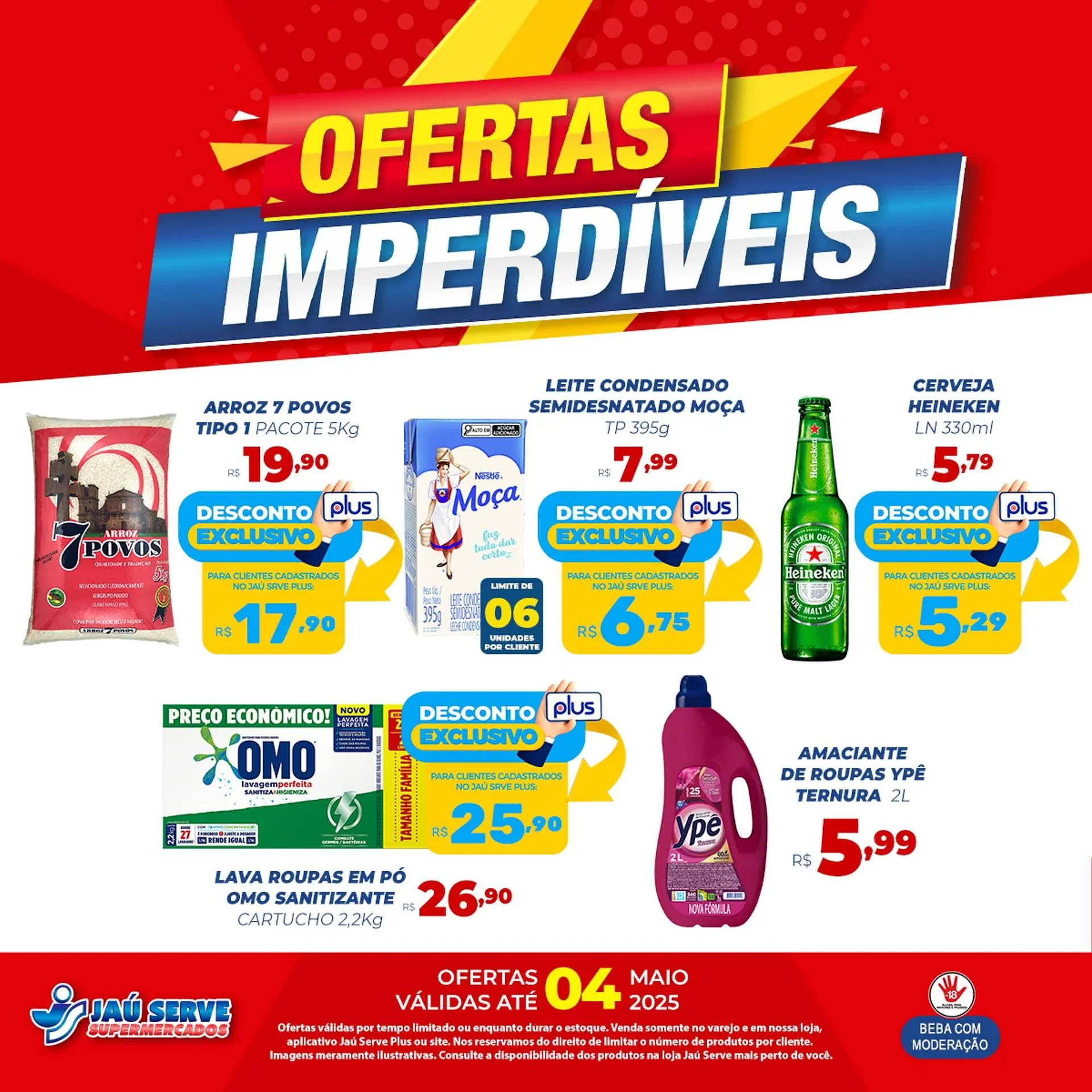 Encarte de Catálogo Supermercados Jau Serve 2 de maio até 4 de maio 2025 - Pagina 1