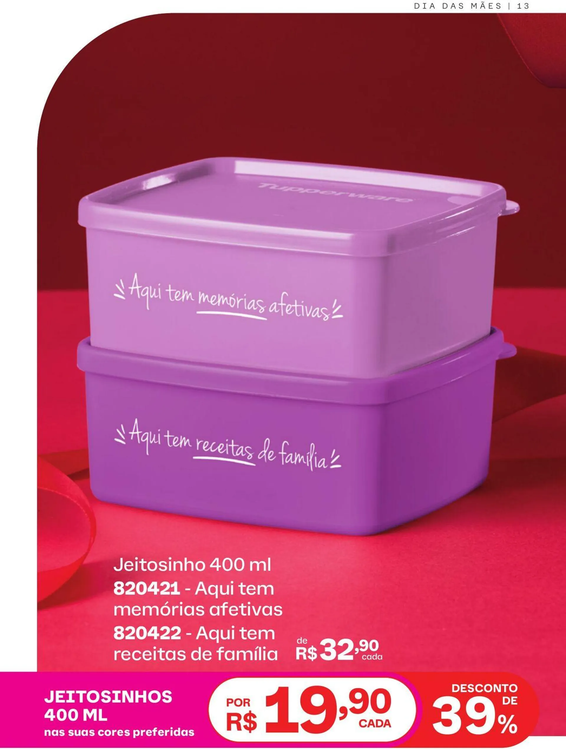 Encarte de Tupperware 1 de abril até 30 de abril 2025 - Pagina 13