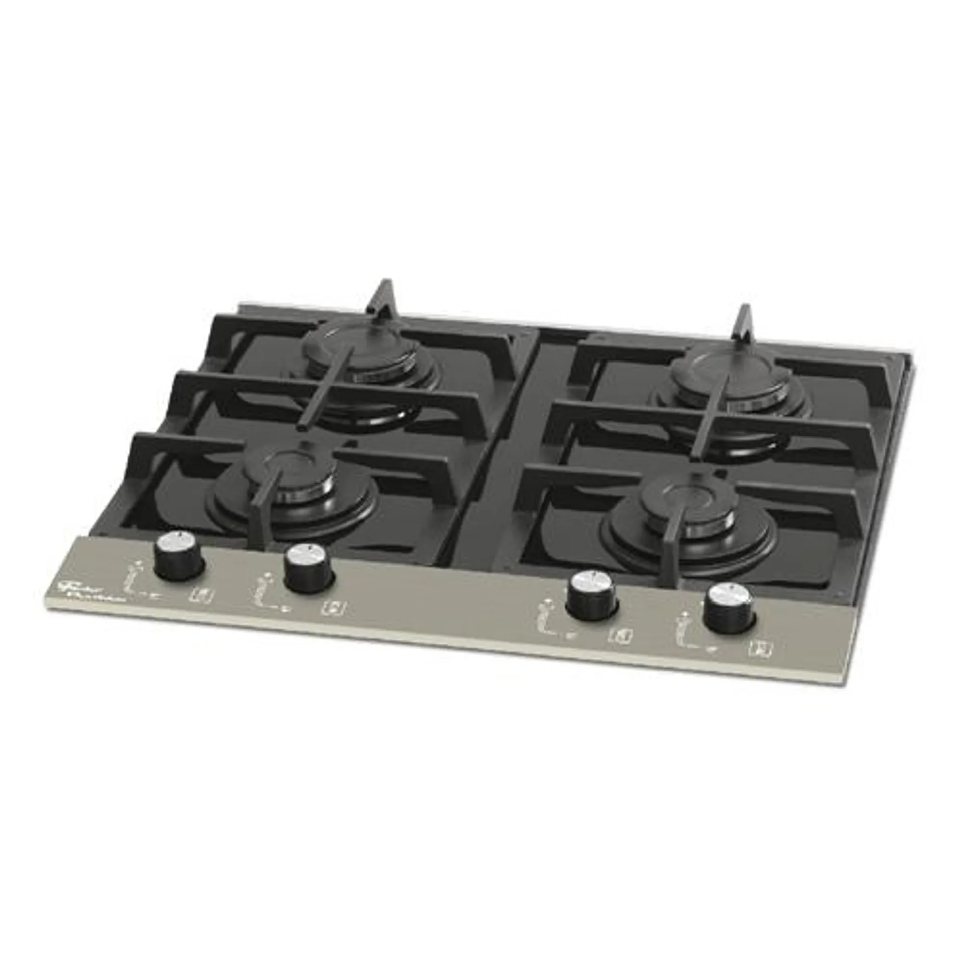 Cooktop a Gás Fischer 4 Bocas Mesa Vidro 20874-25481 Preto/Inox Bivolt