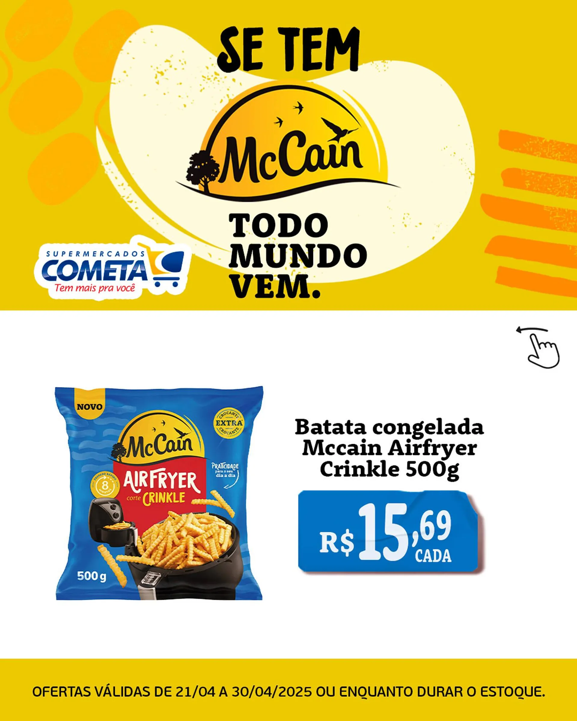 Encarte de Catálogo Cometa Supermercados 26 de abril até 30 de abril 2025 - Pagina 3
