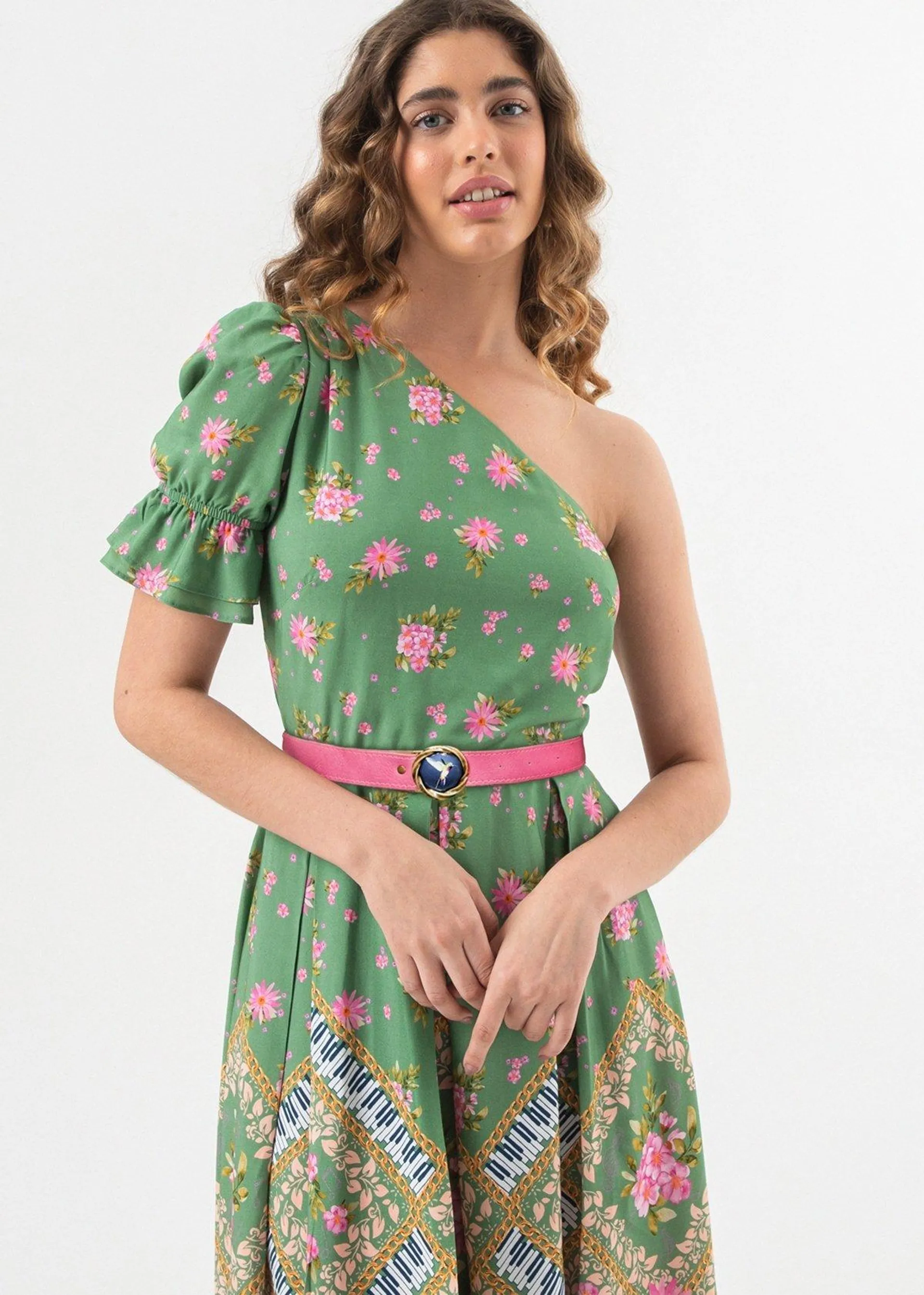 Vestido Midi Clube das Flores