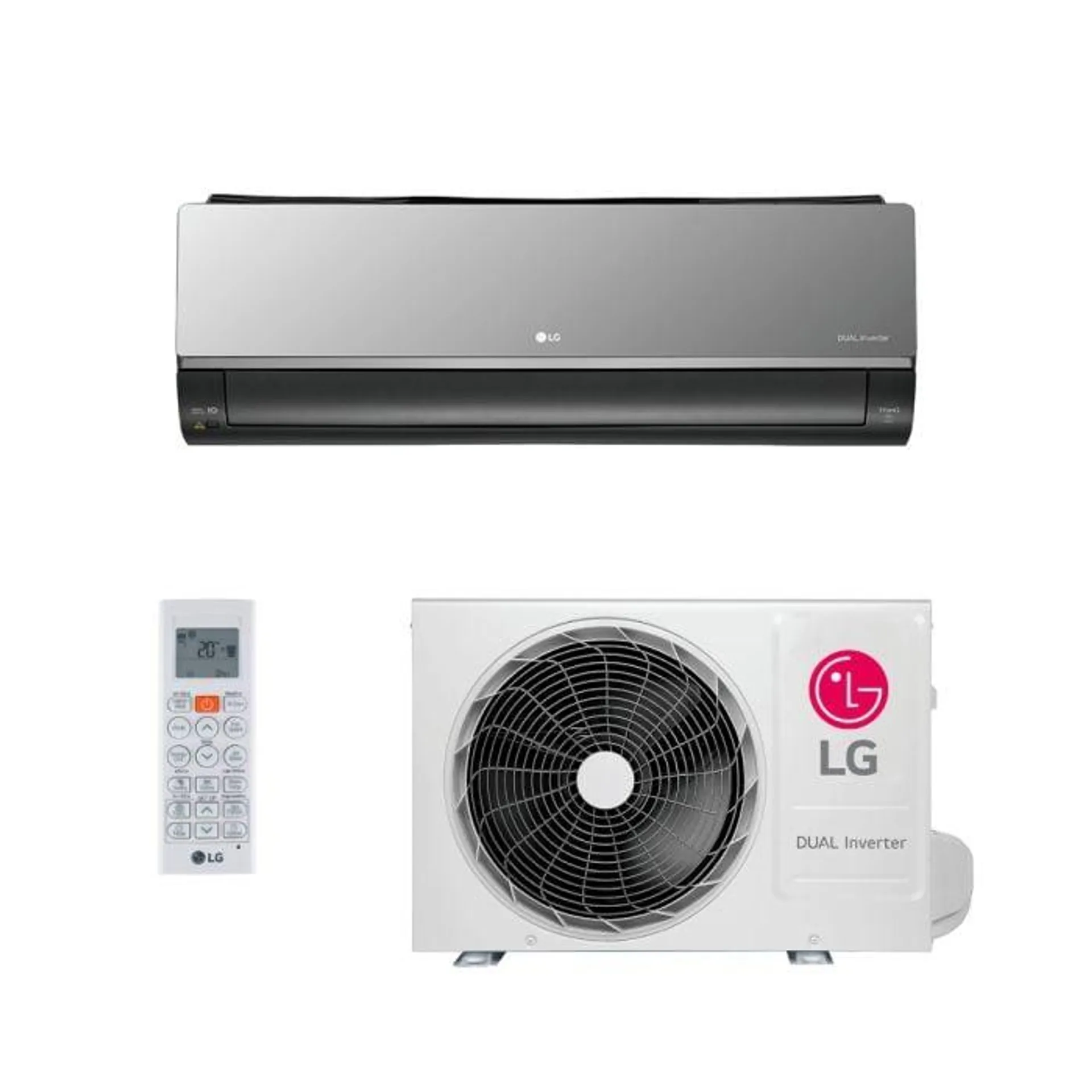 Ar Condicionado Split Dual Inverter Hi Wall LG Voice ArtCool +AI 18000 BTUs Frio S3-Q18KLR1B - 220V