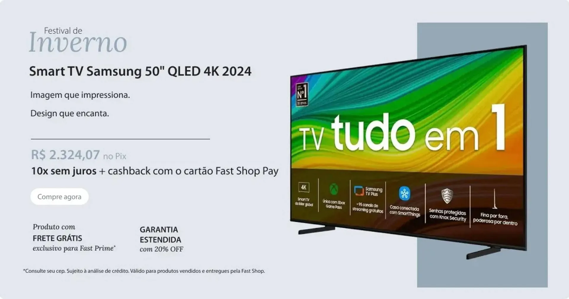 Encarte de Catálogo Fast Shop 23 de junho até 13 de julho 2025 - Pagina 1