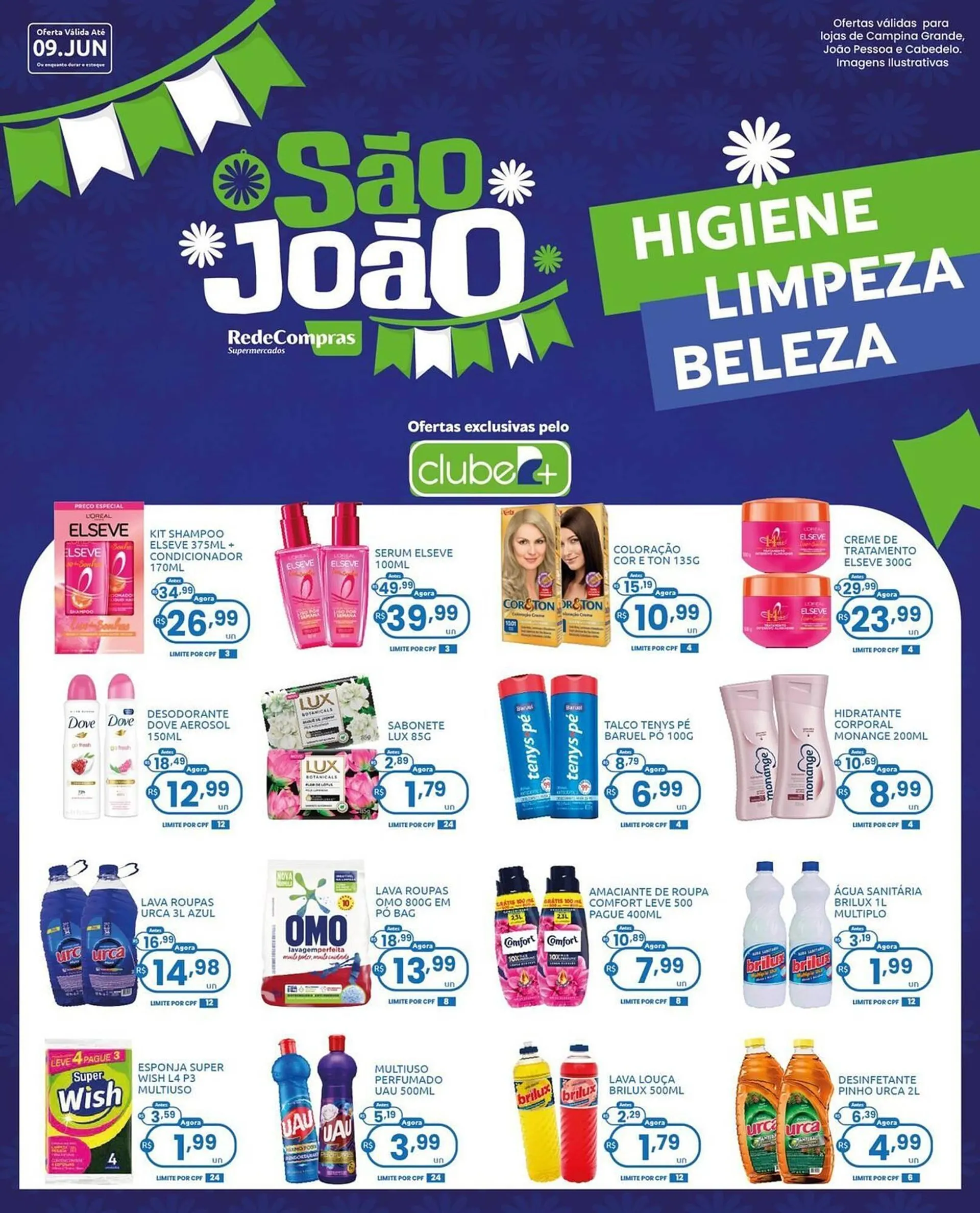 Encarte de Catálogo Rede Compras 5 de junho até 9 de junho 2025 - Pagina 1