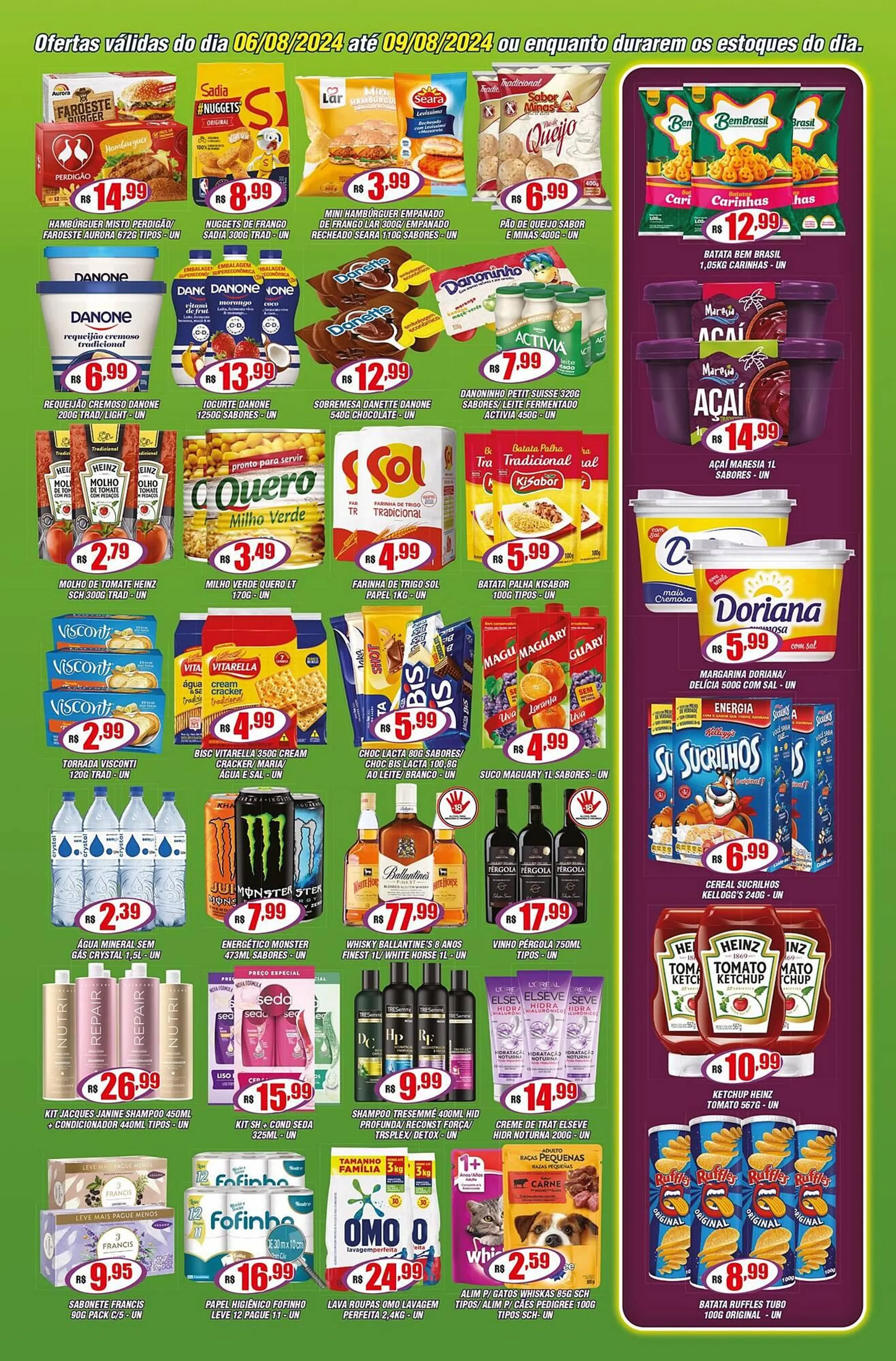 Encarte de Catálogo Violeta Supermercados 5 de agosto até 9 de agosto 2024 - Pagina 3