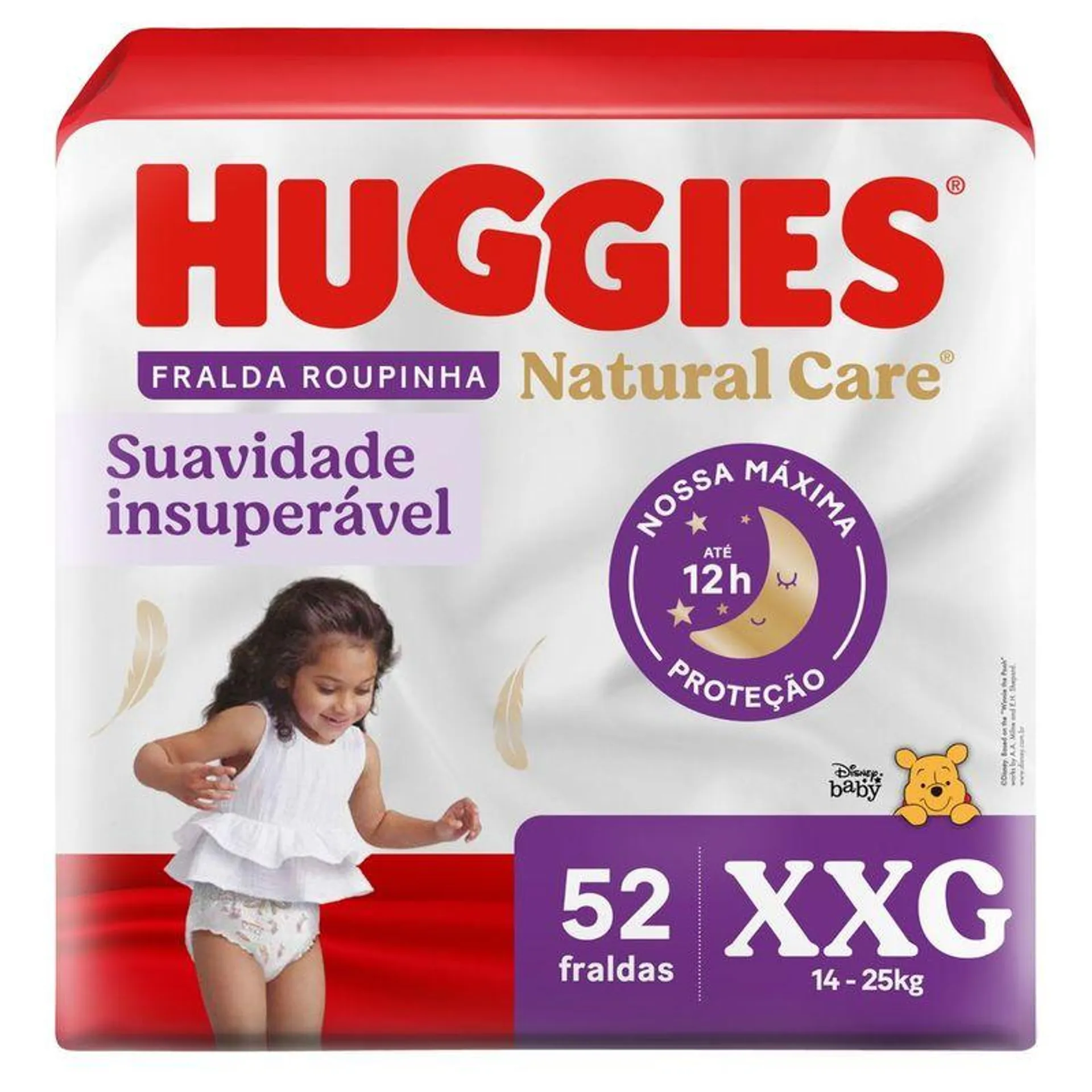 Fralda Roupinha Huggies Natural Care Hiper Tamanho Xxg Com 52 Unidades