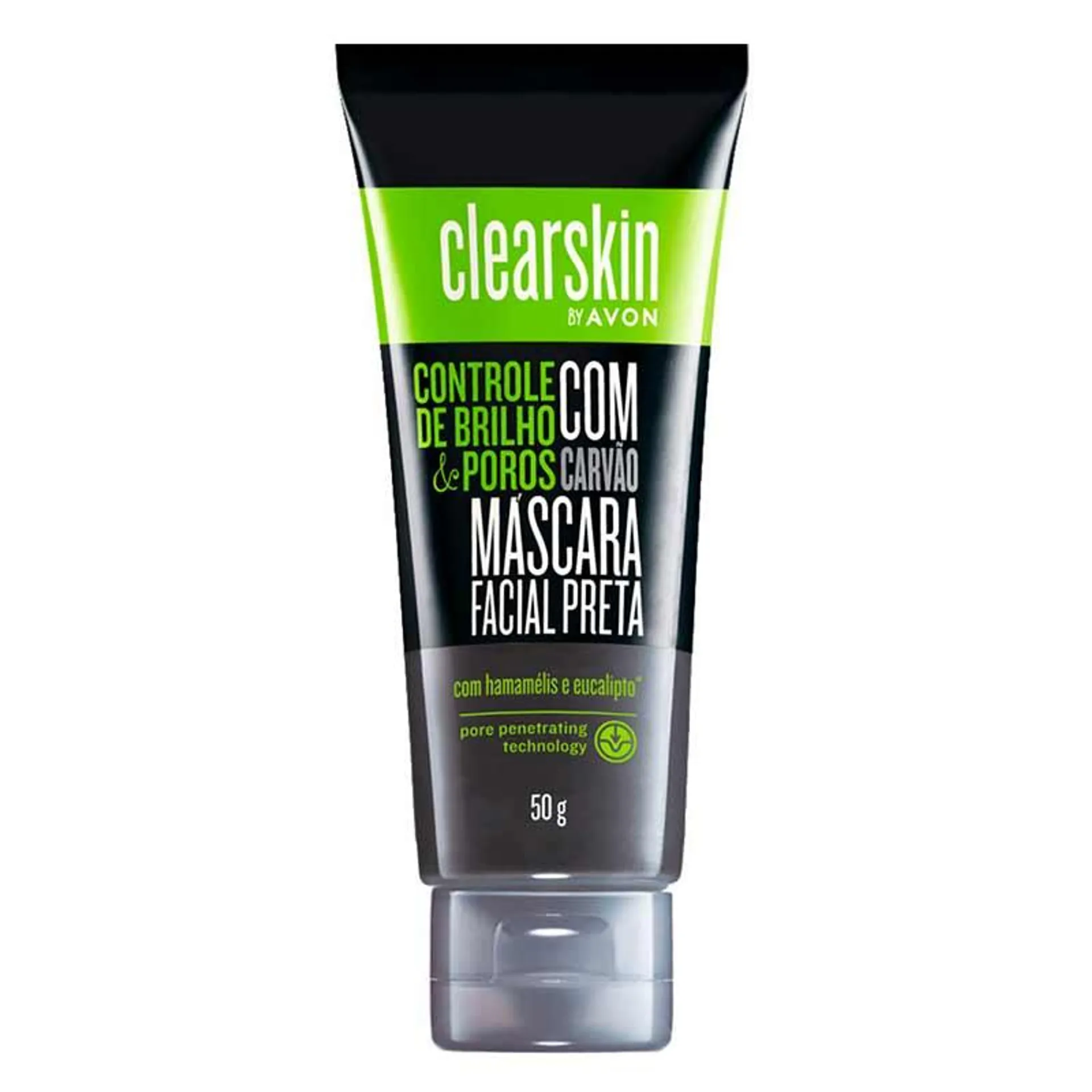 Mascara Facial Avon Clearskin Preta com Carvao