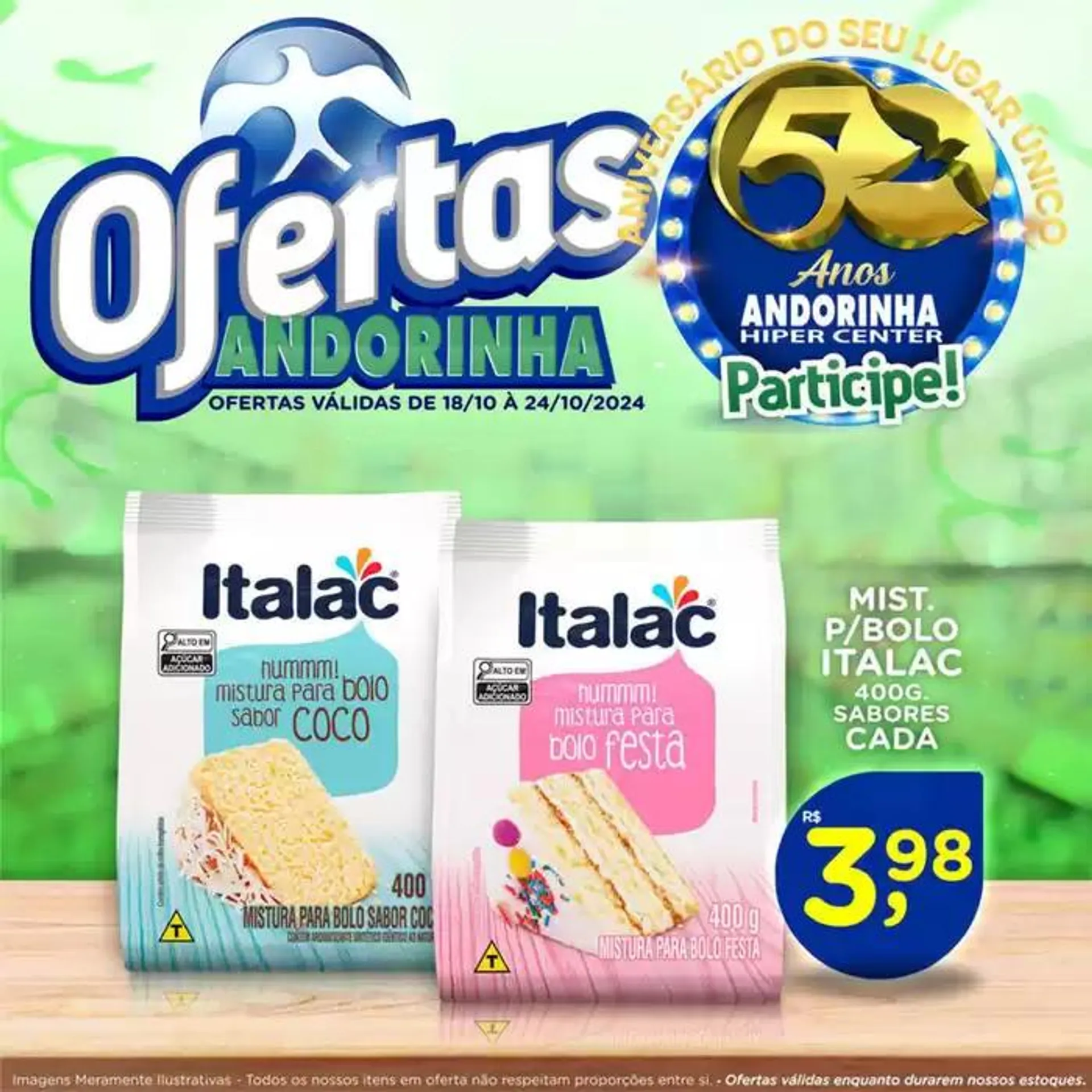 Encarte de Andorinha Hipermercado OFERTAS 18 de outubro até 24 de outubro 2024 - Pagina 69