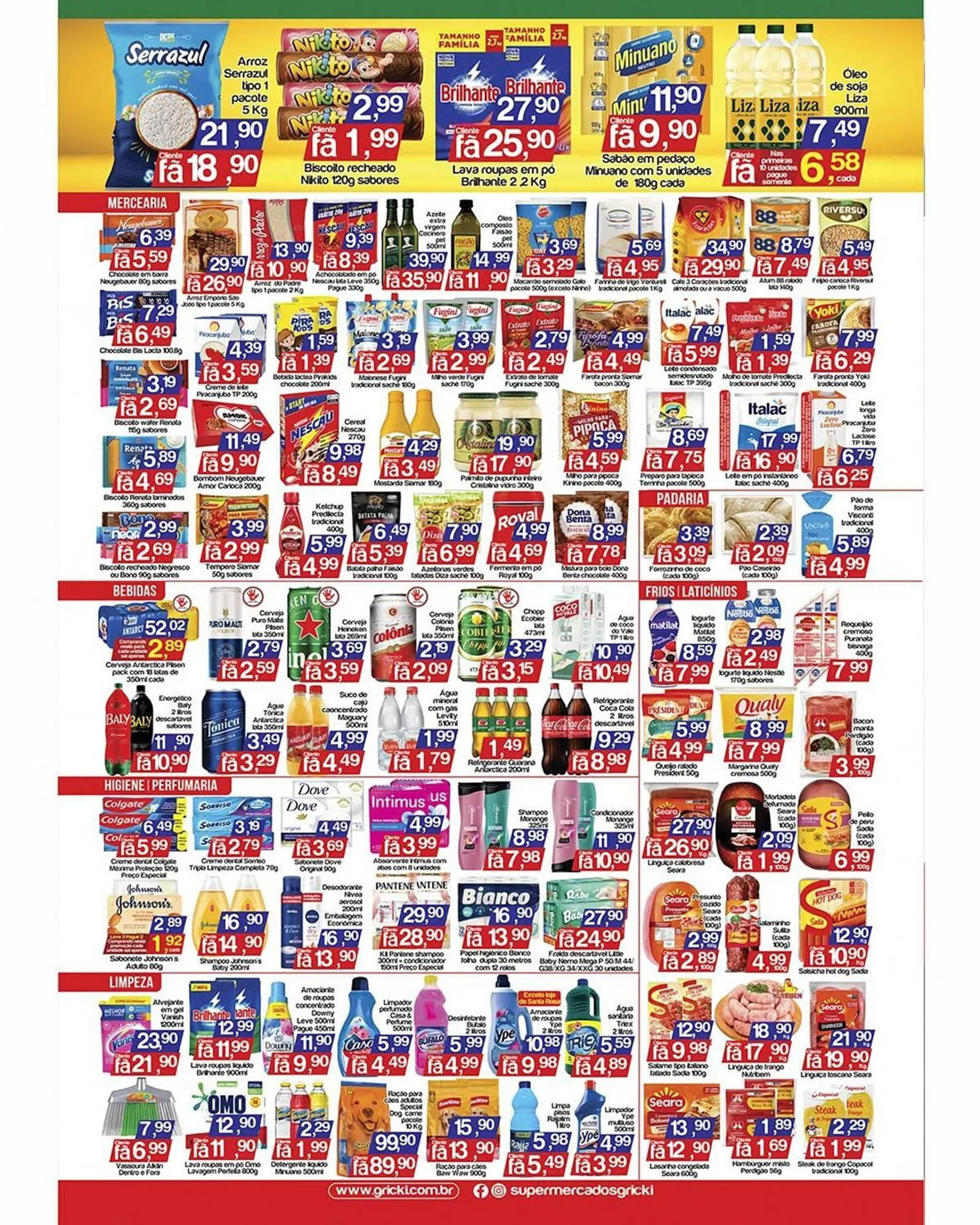 Encarte de Catálogo Supermercados Gricki 19 de maio até 20 de maio 2025 - Pagina 2