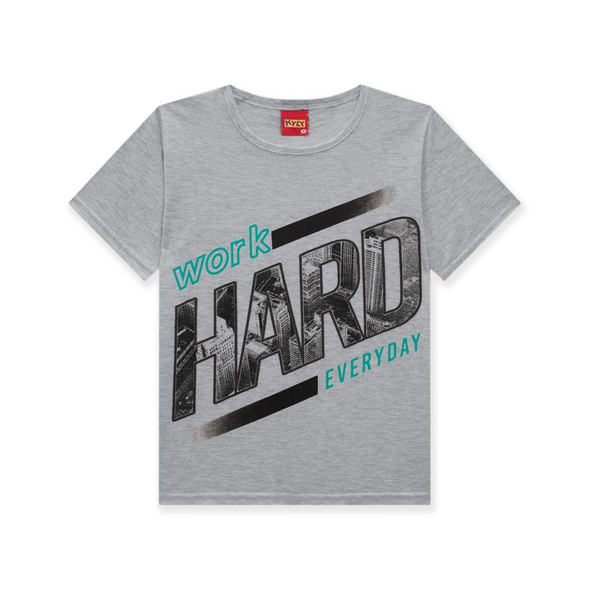 Camiseta Infantil Masculina Kyly Meia Malha - 112702D1.0467.14