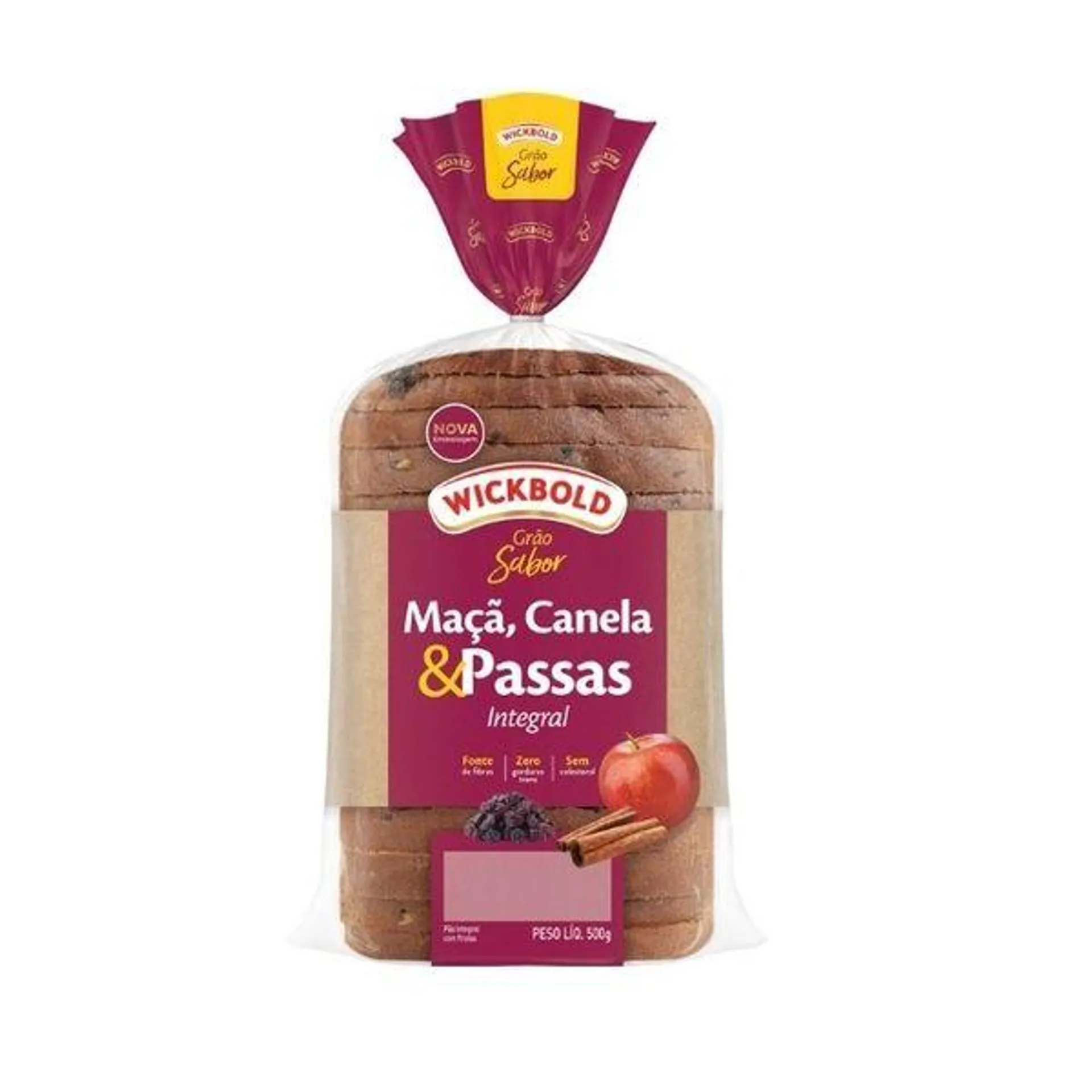 Pão Wickbold Grão Sabor Integral Frutas 450g