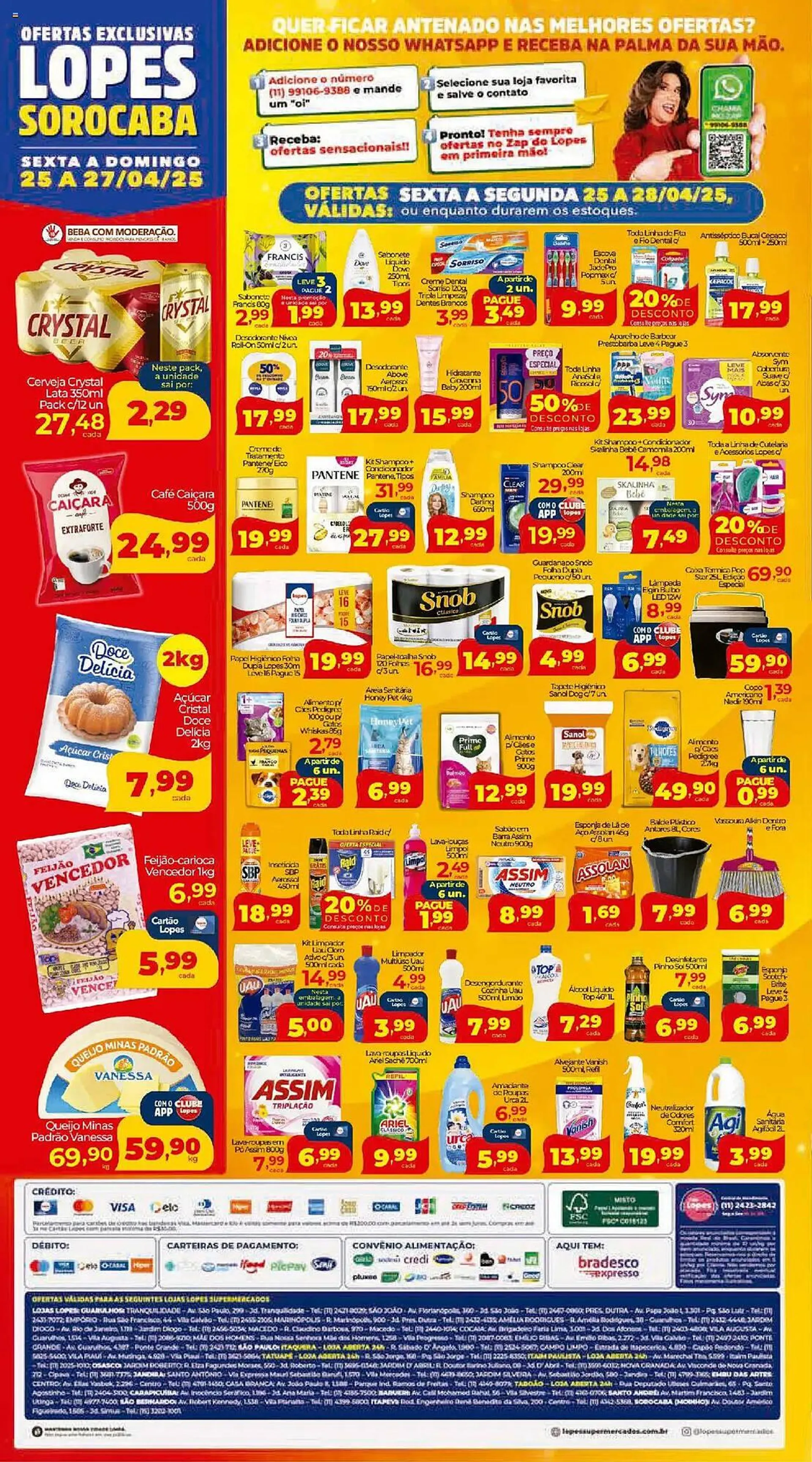 Encarte de Catálogo Lopes Supermercados 25 de abril até 28 de abril 2025 - Pagina 4