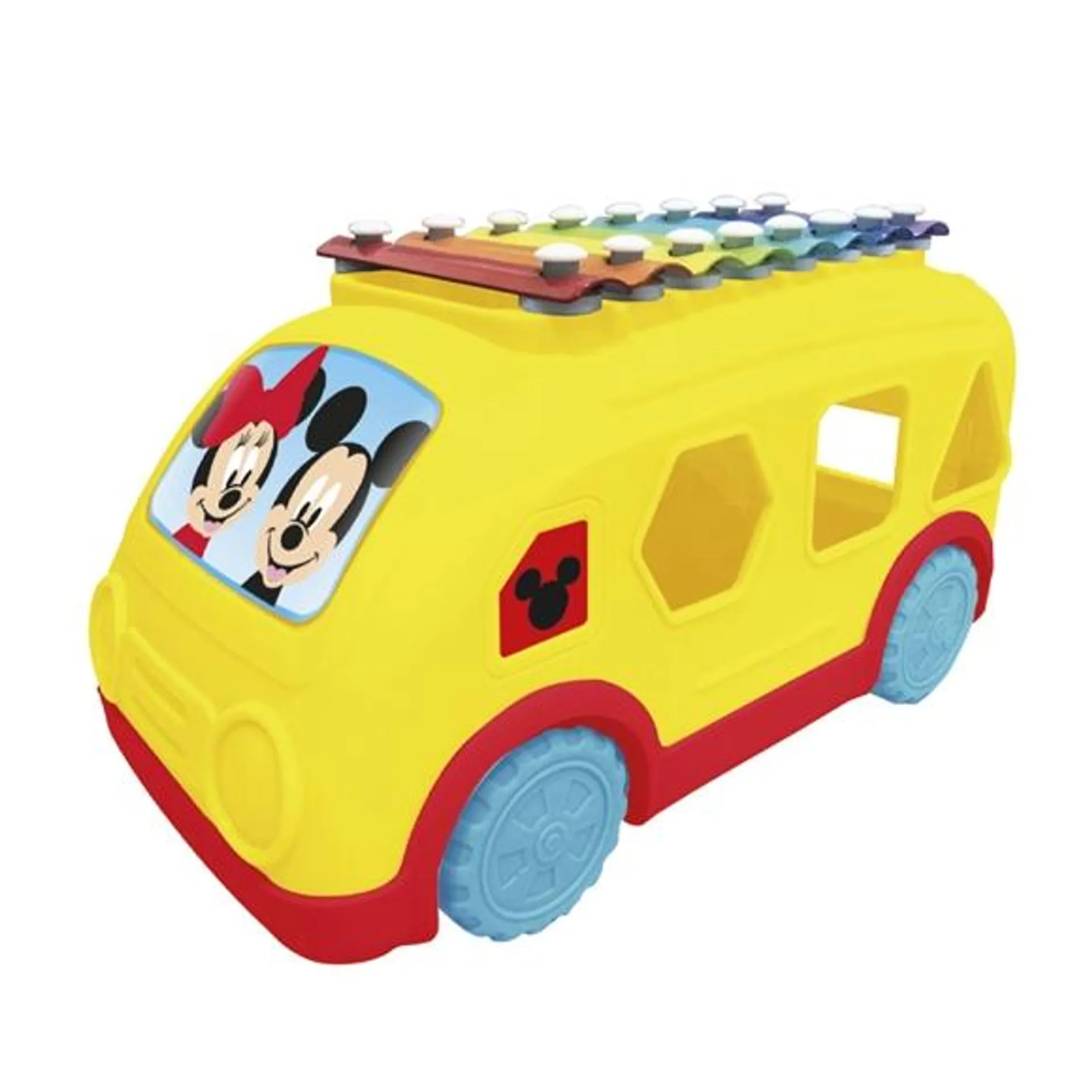 brinquedo piano xilofone e encaixe educativo onibus disney