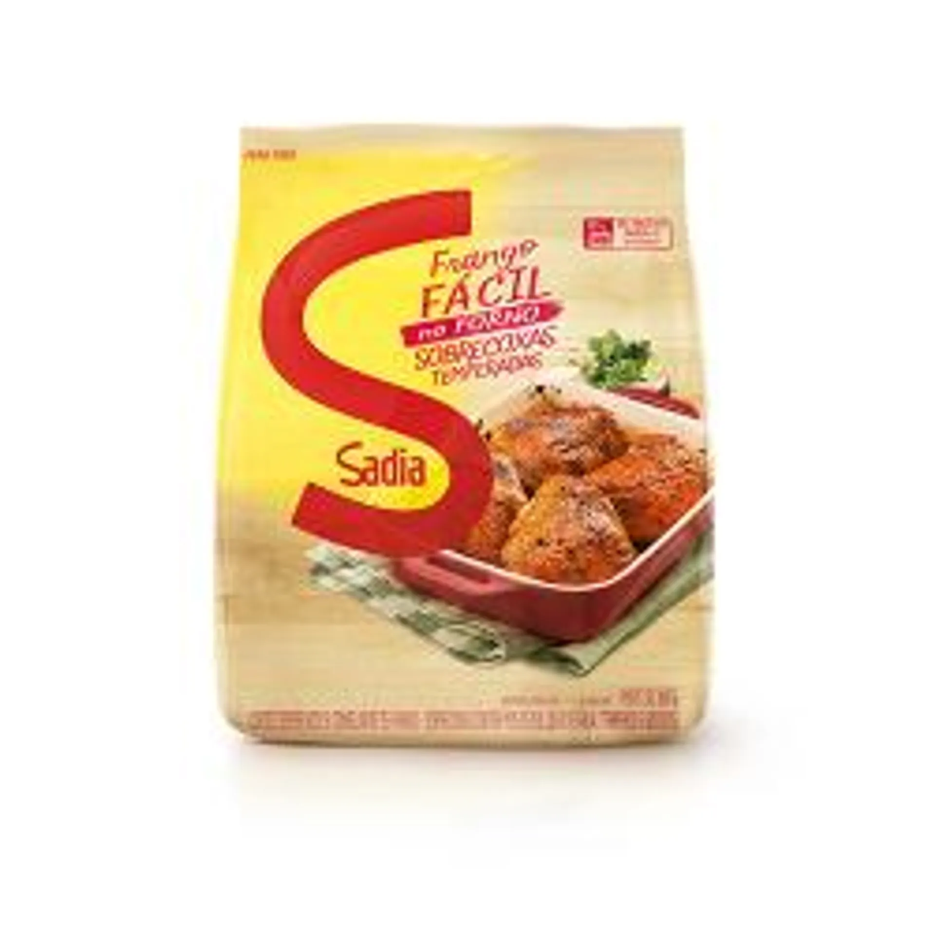 Sobrecoxa de Frango Congelada Temperada Sadia Frango Fácil 800g