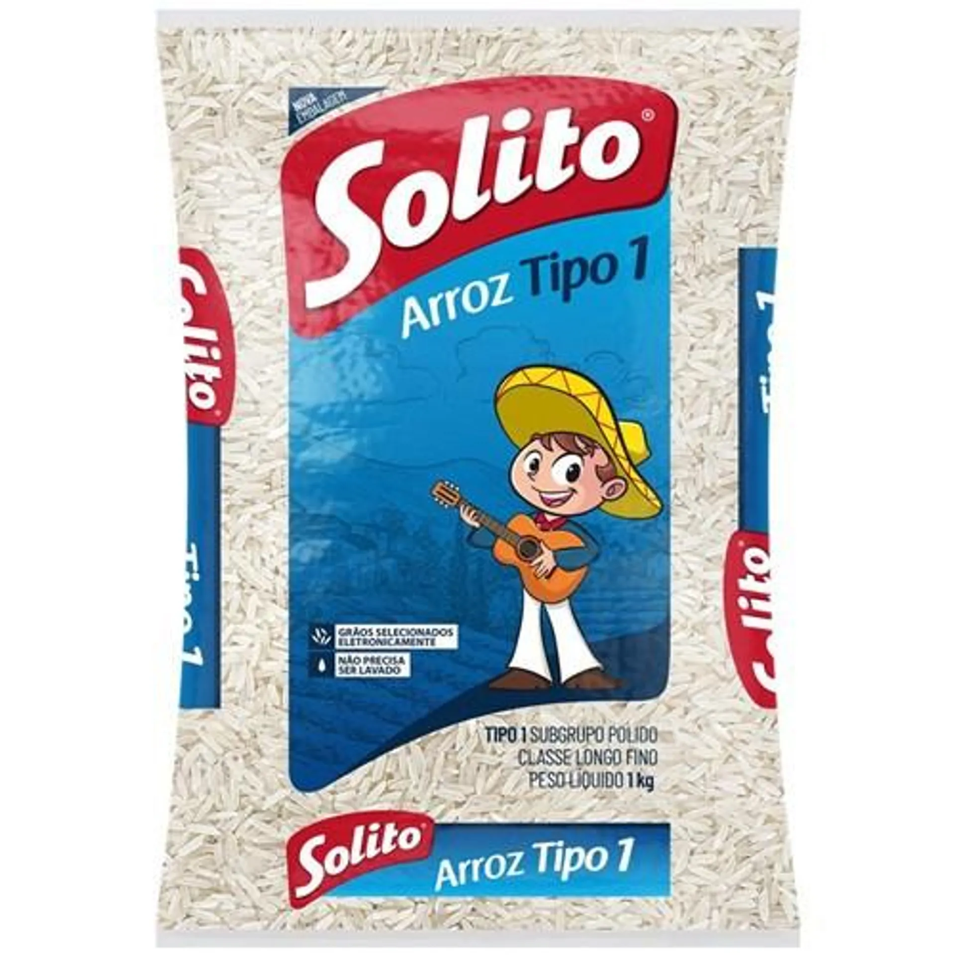 Arroz Tipo 1 Solito Pacote 1kg