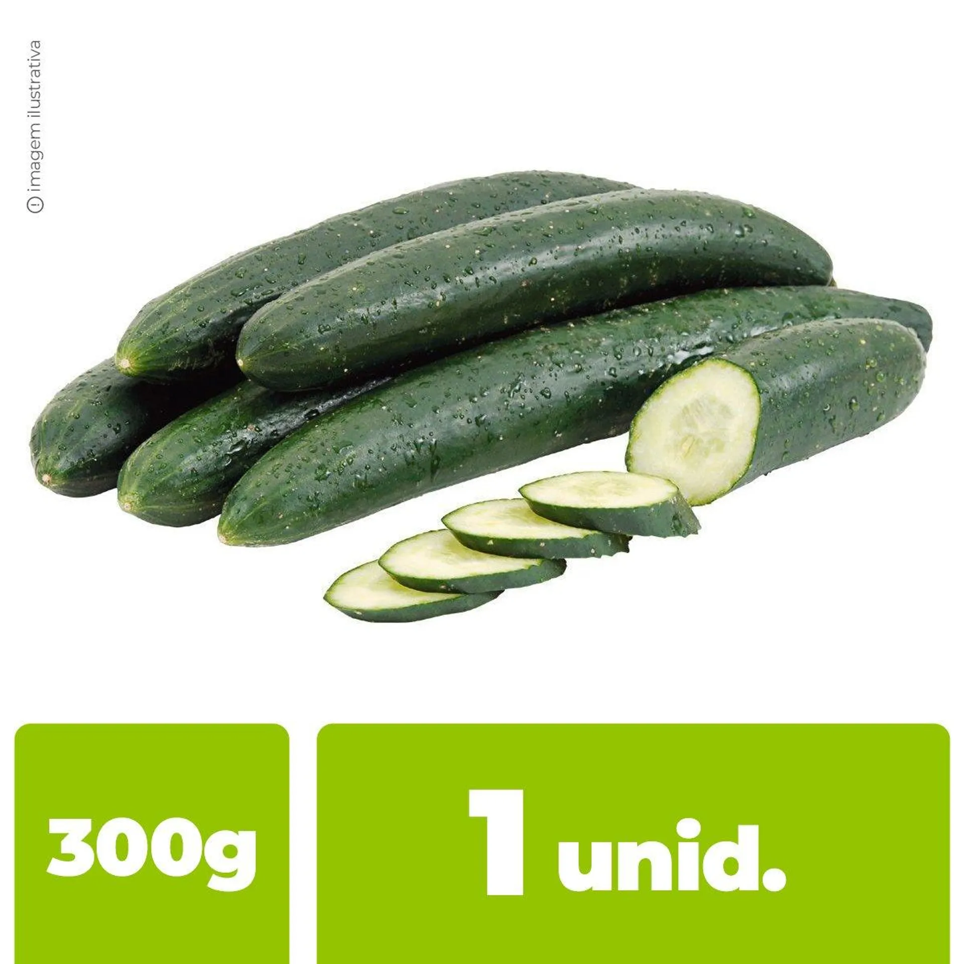 Pepino Japonês A Granel 300g