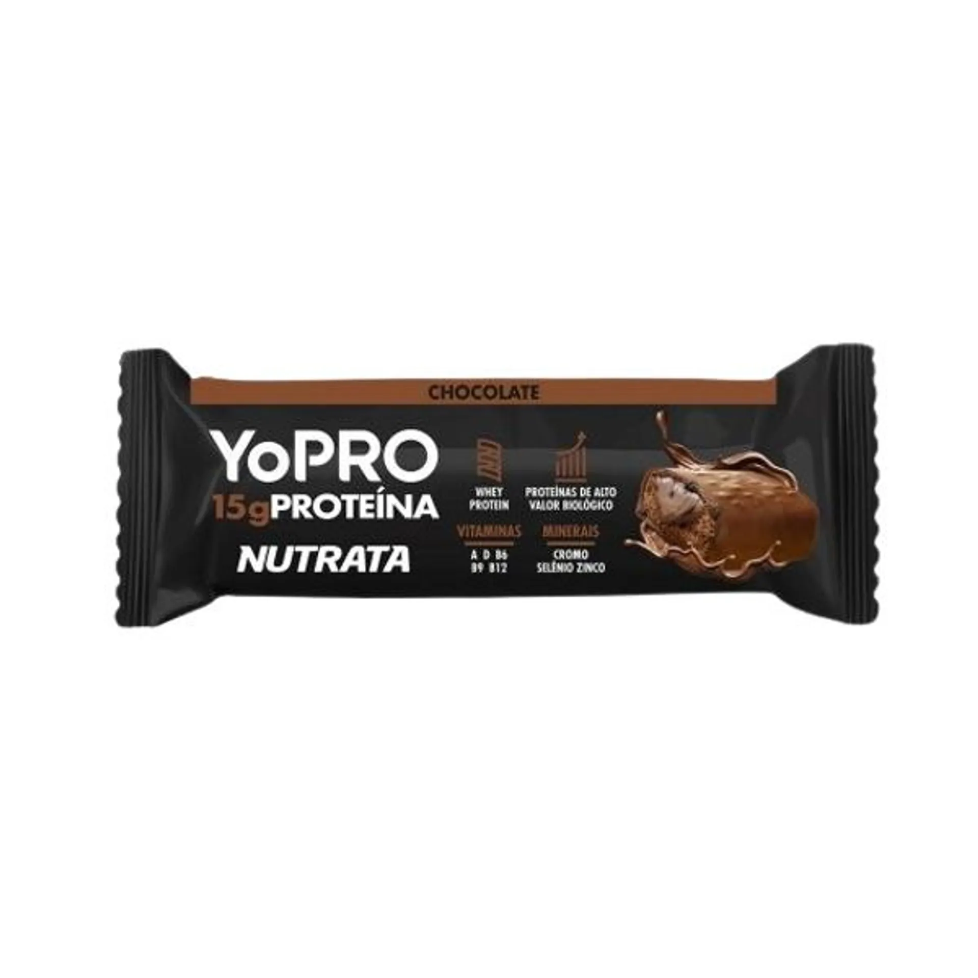 Barra de Proteína Yopro Sabor Chocolate 55g