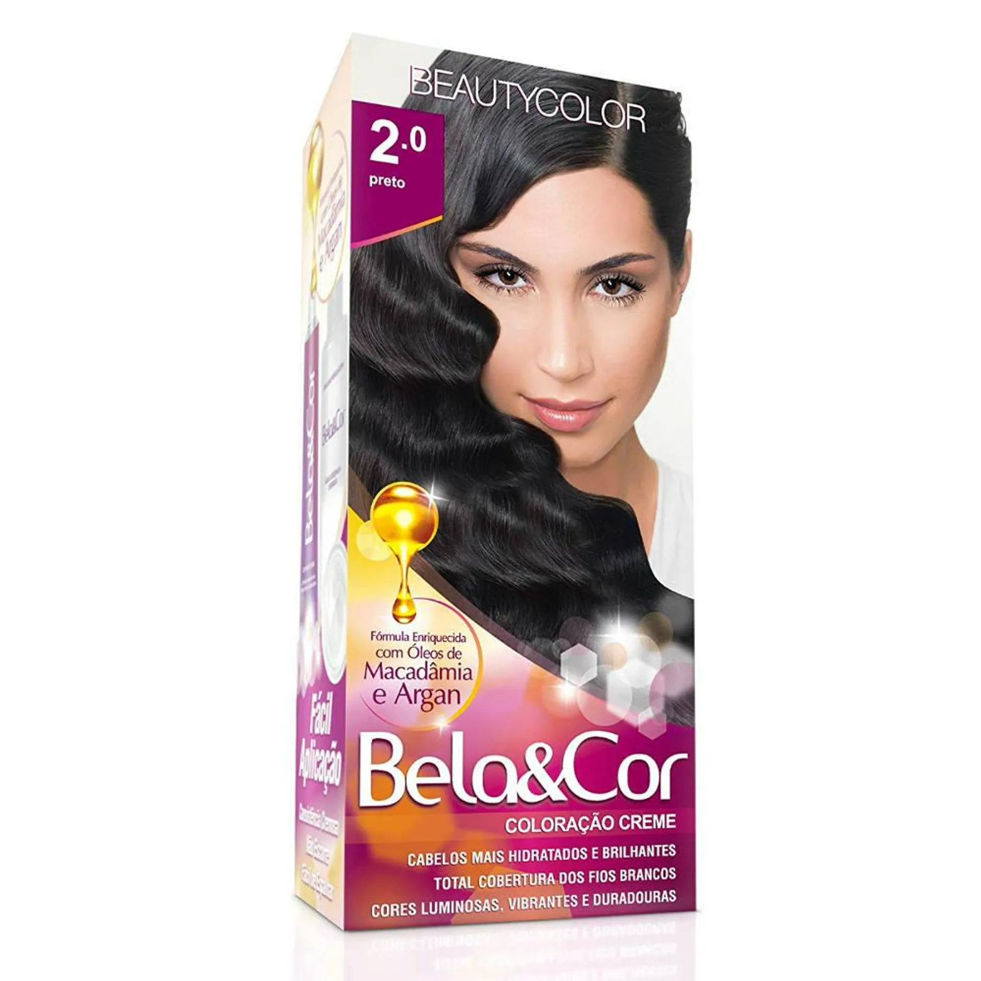 Tintura Beauty Color Bela&Cor 2.0 Preto