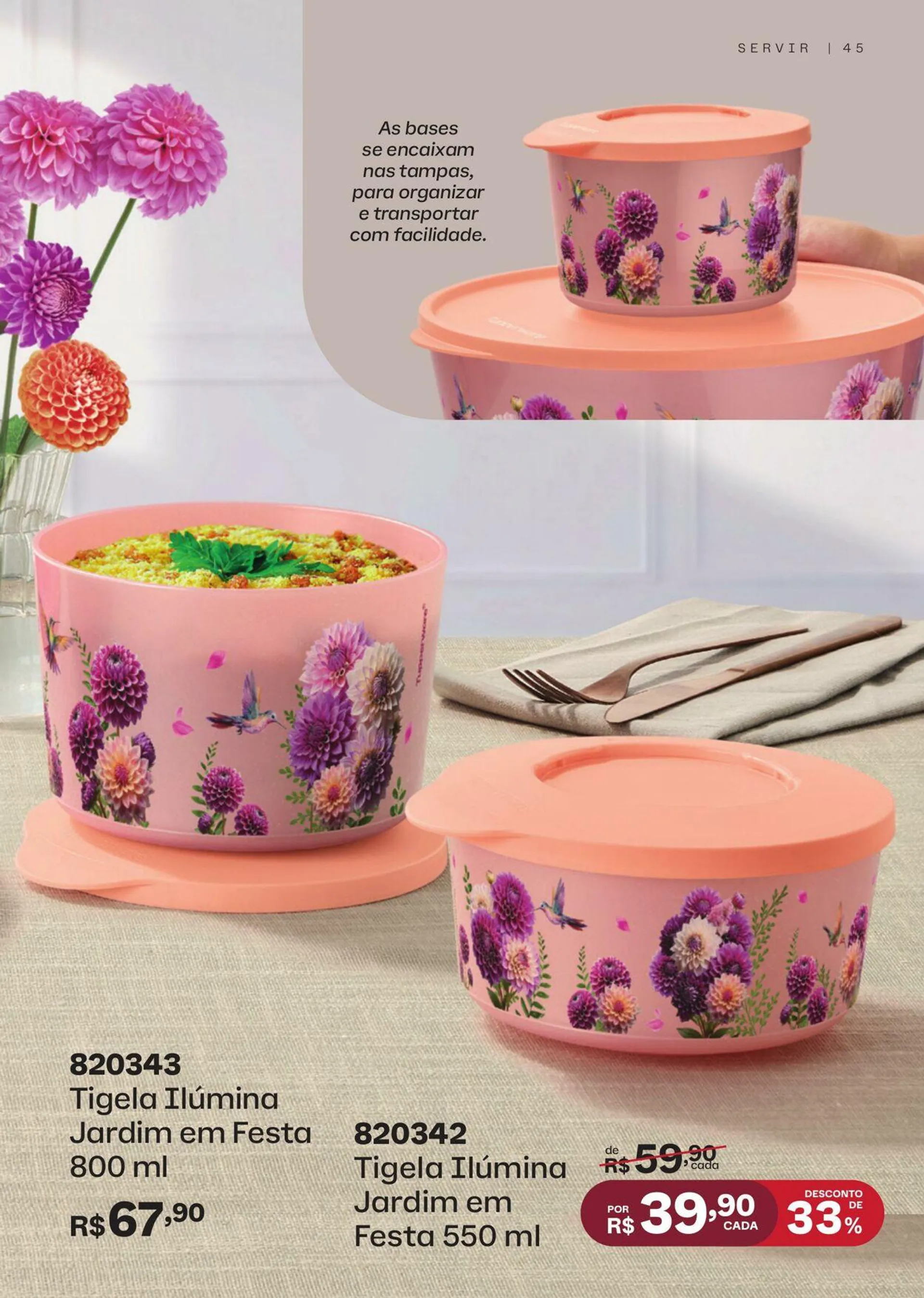 Encarte de Tupperware 1 de abril até 30 de abril 2025 - Pagina 45