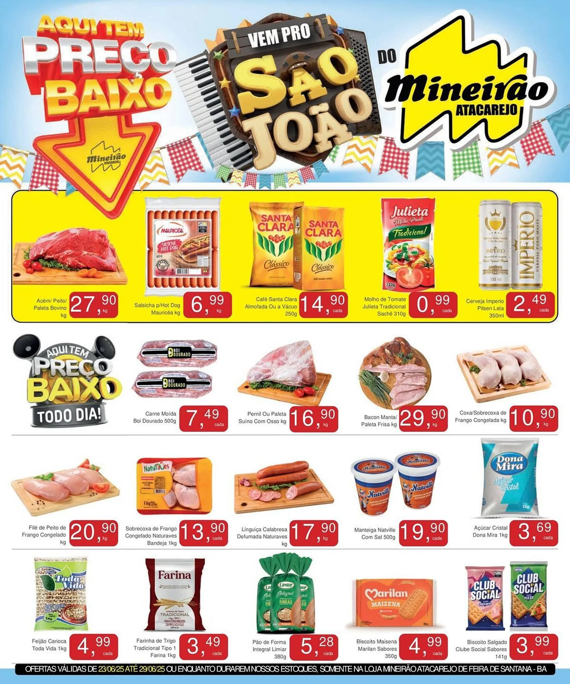 Encarte de Catálogo Mineirão Atacarejo 25 de junho até 29 de junho 2025 - Pagina 1