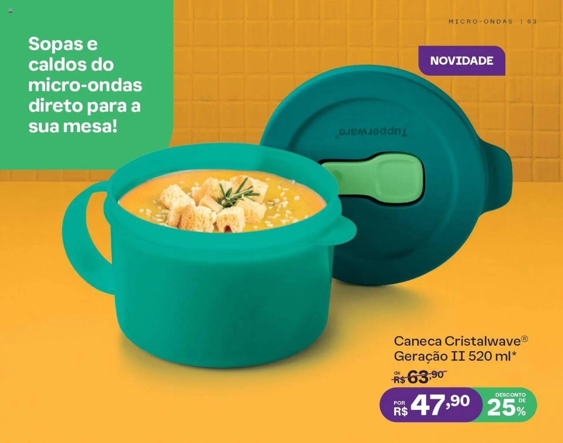 Encarte de Catálogo Tupperware 1 de julho até 31 de julho 2024 - Pagina 64