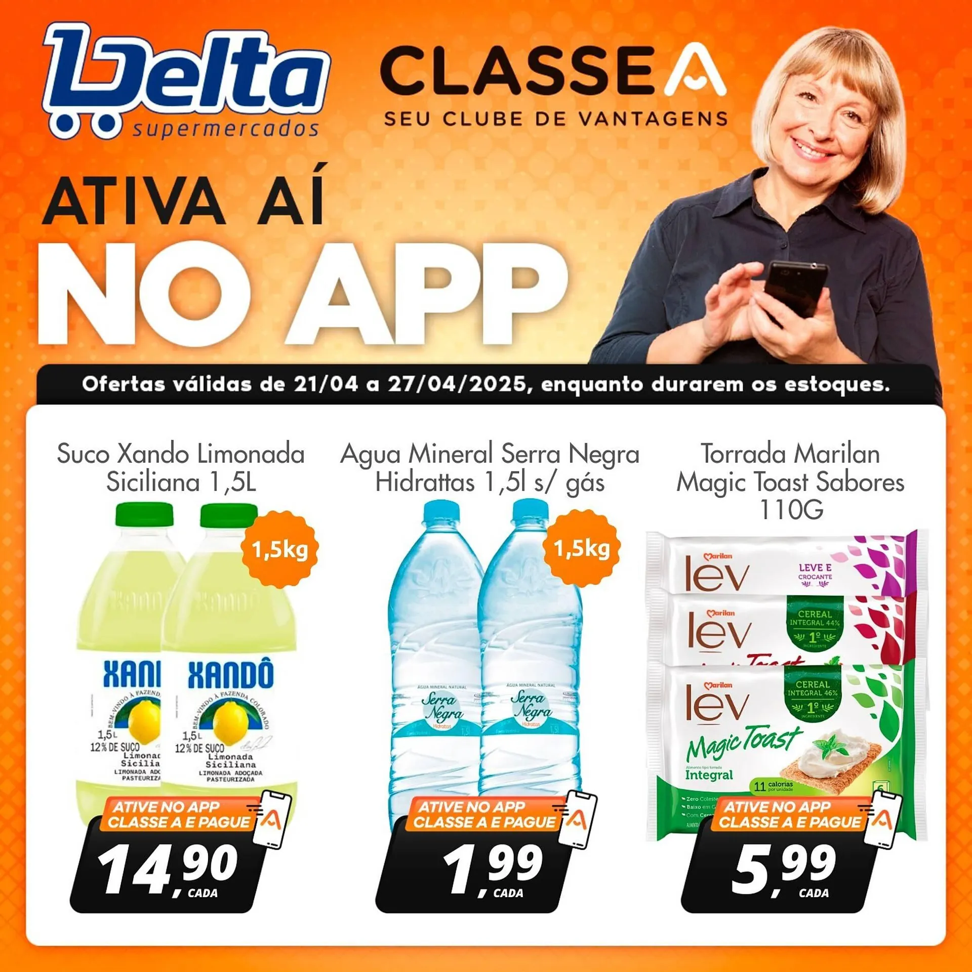 Encarte de Catálogo Delta Supermercados 22 de abril até 27 de abril 2025 - Pagina 3