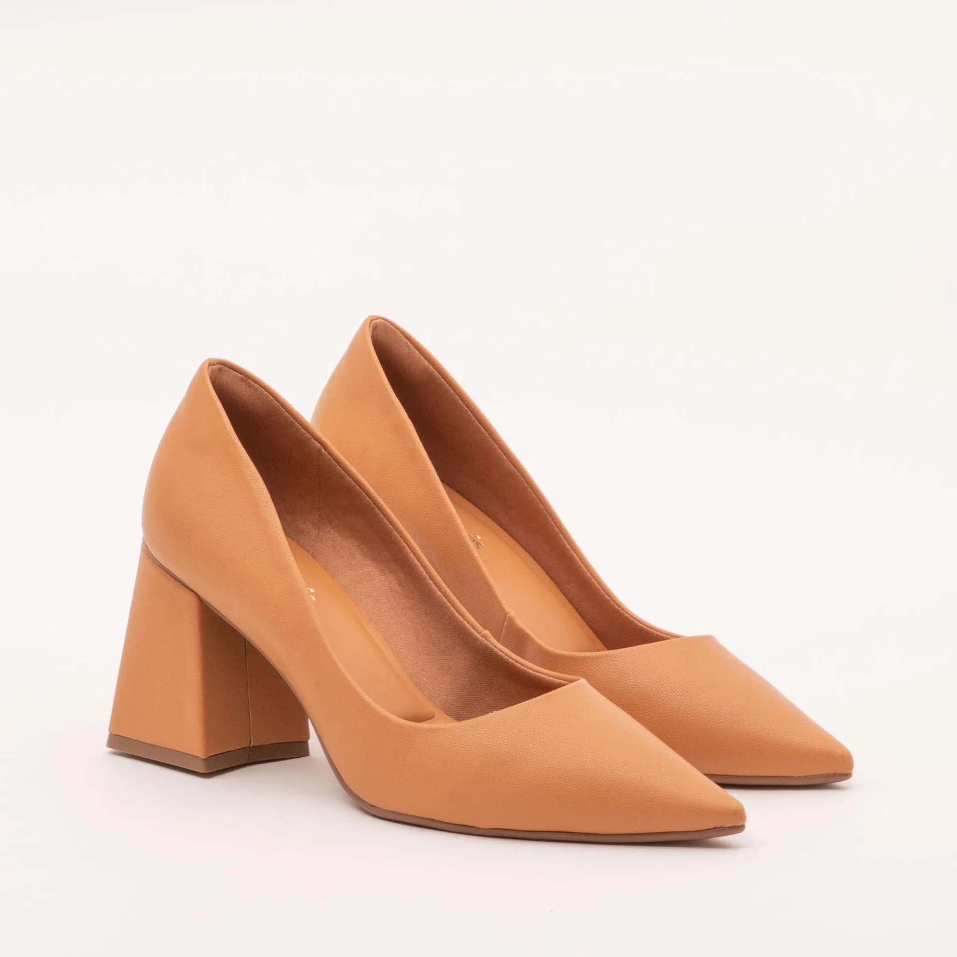 Scarpin Alto Salto Bloco - BISCUIT