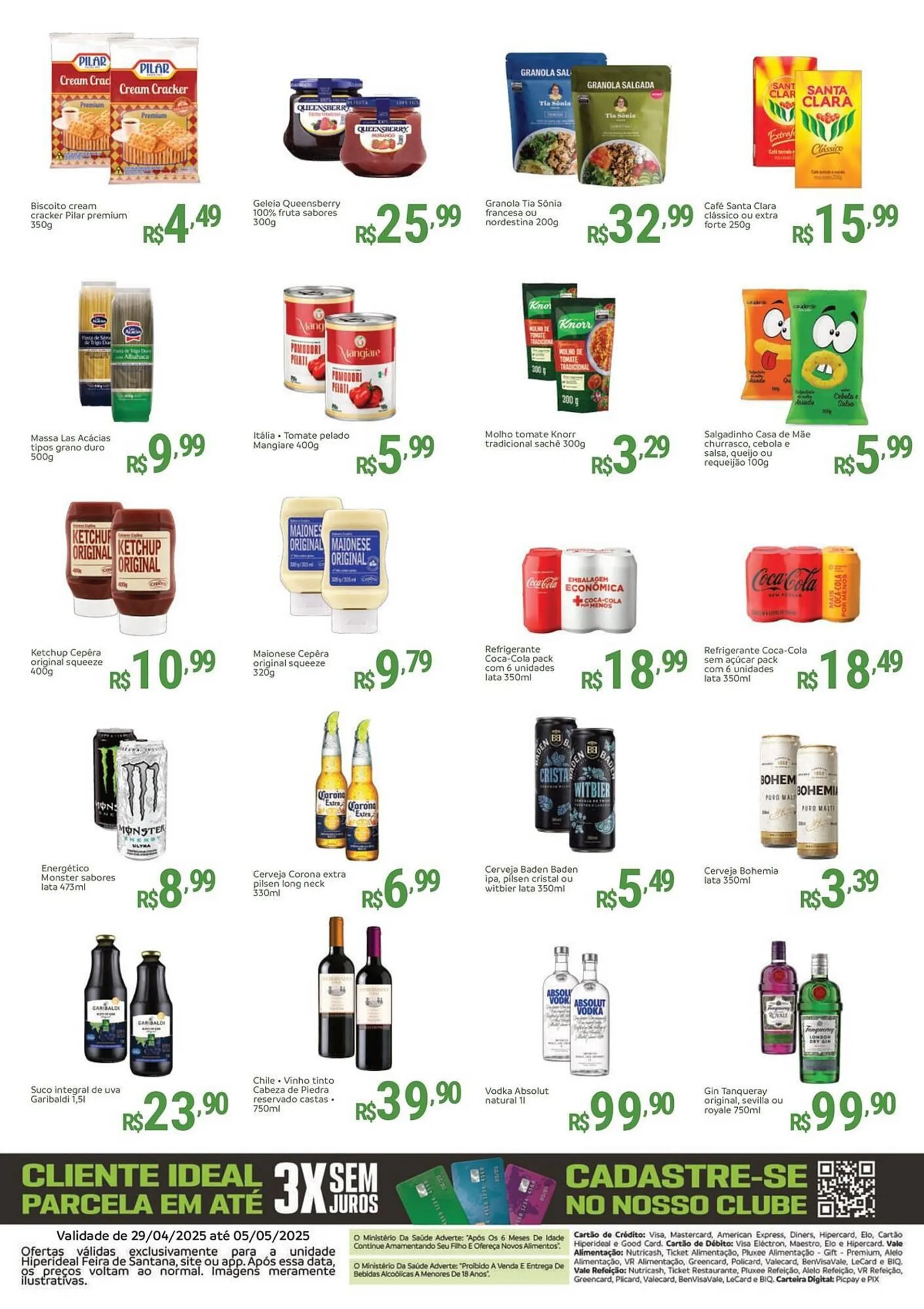Encarte de Catálogo Hiperideal Supermercados 29 de abril até 5 de maio 2025 - Pagina 3