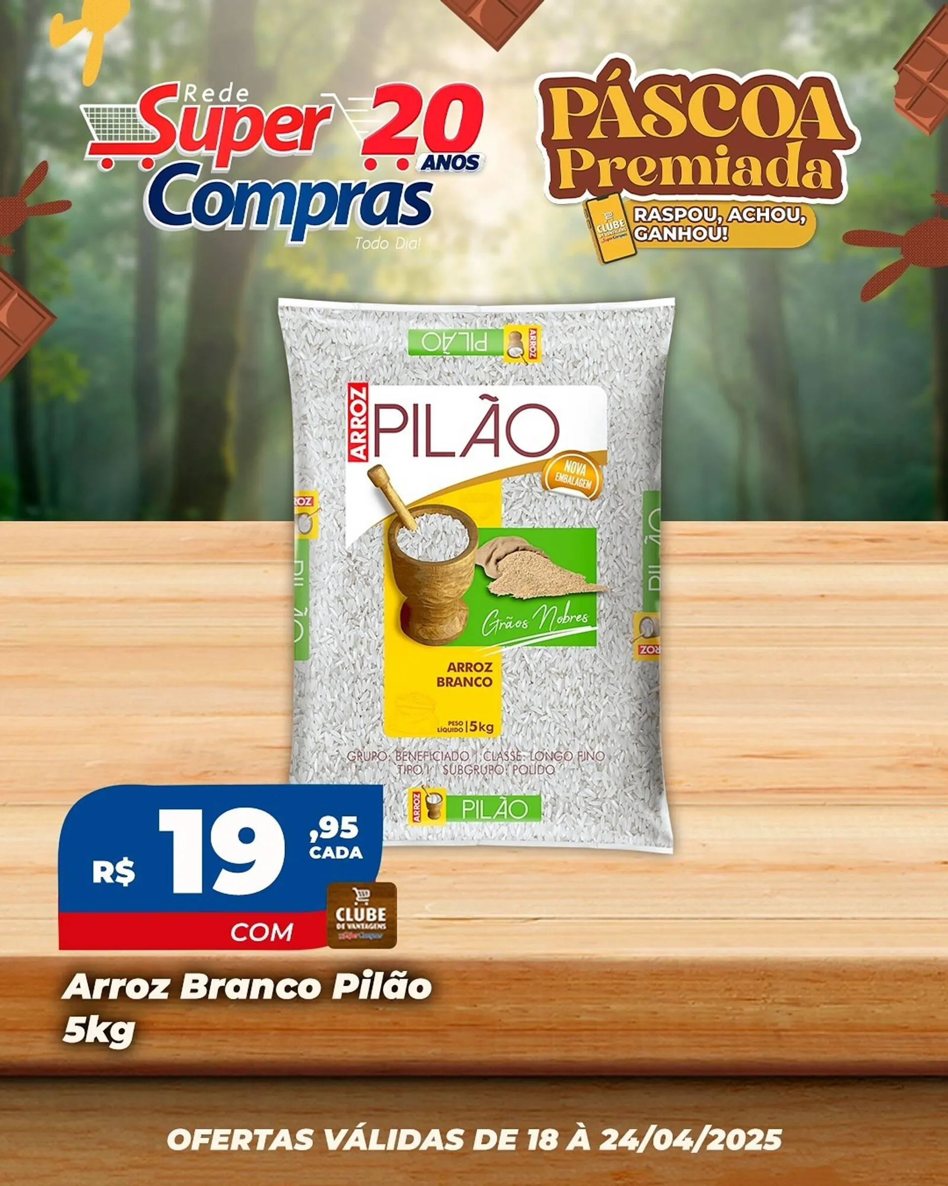 Encarte de Catálogo Rede Super Compras 18 de abril até 24 de abril 2025 - Pagina 1