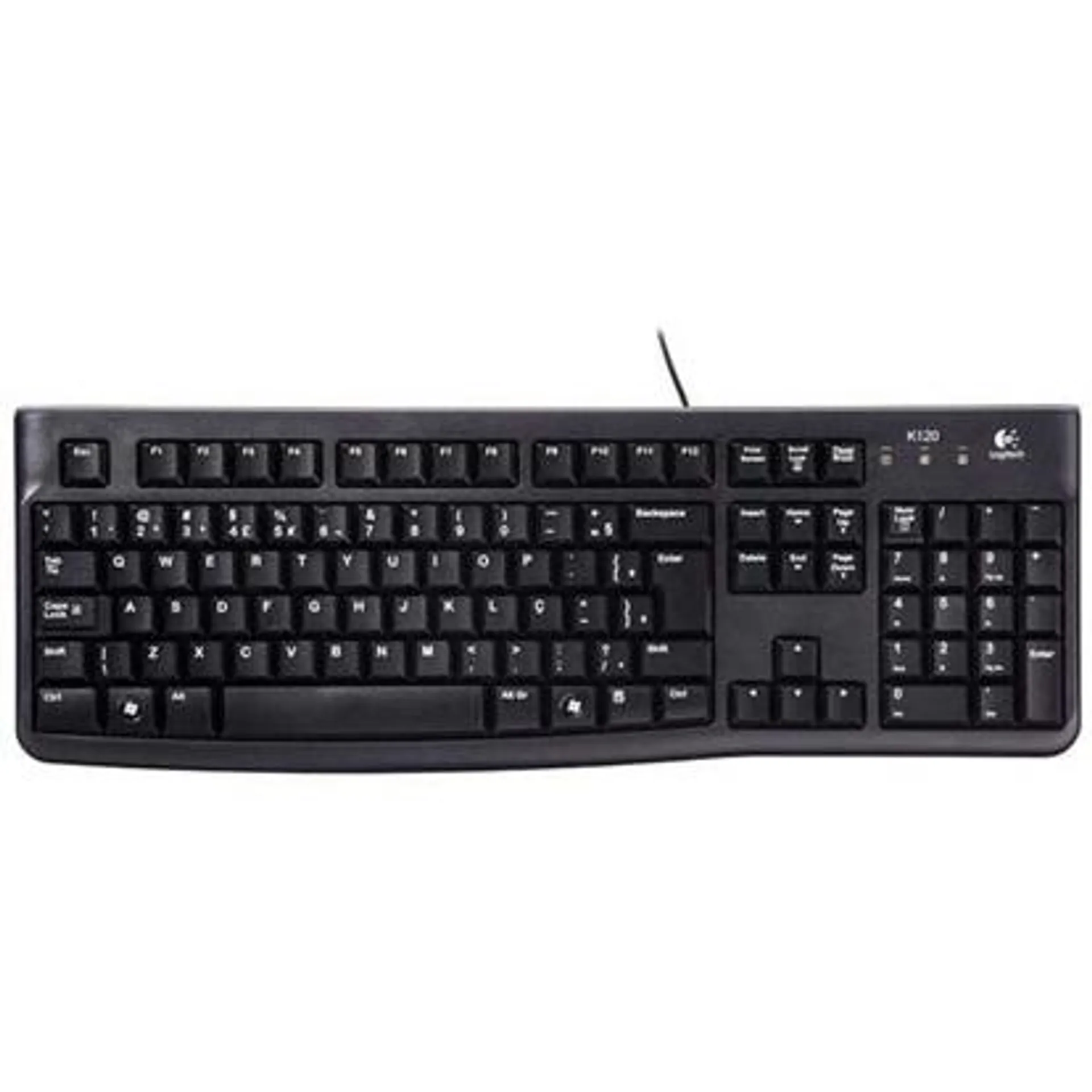 Teclado Keyboard USB Preto K120 1 UN Logitech