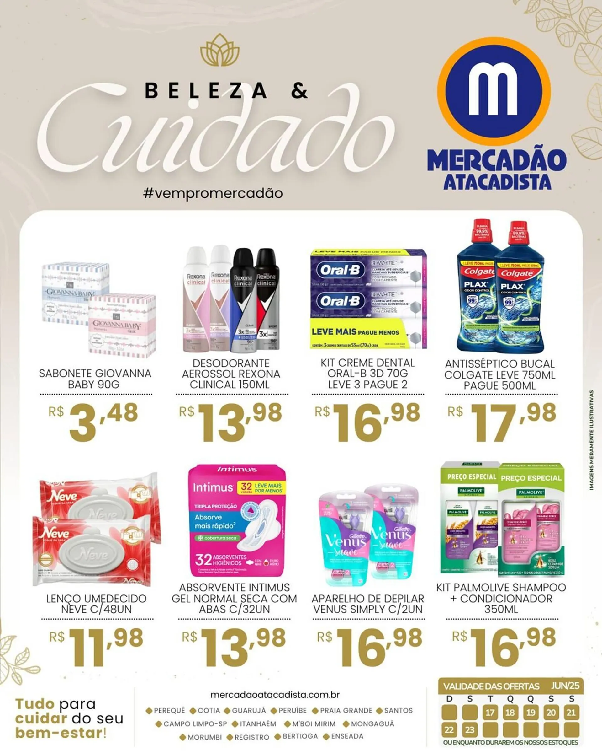 Encarte de Catálogo Mercadão Atacadista 19 de junho até 23 de junho 2025 - Pagina 1