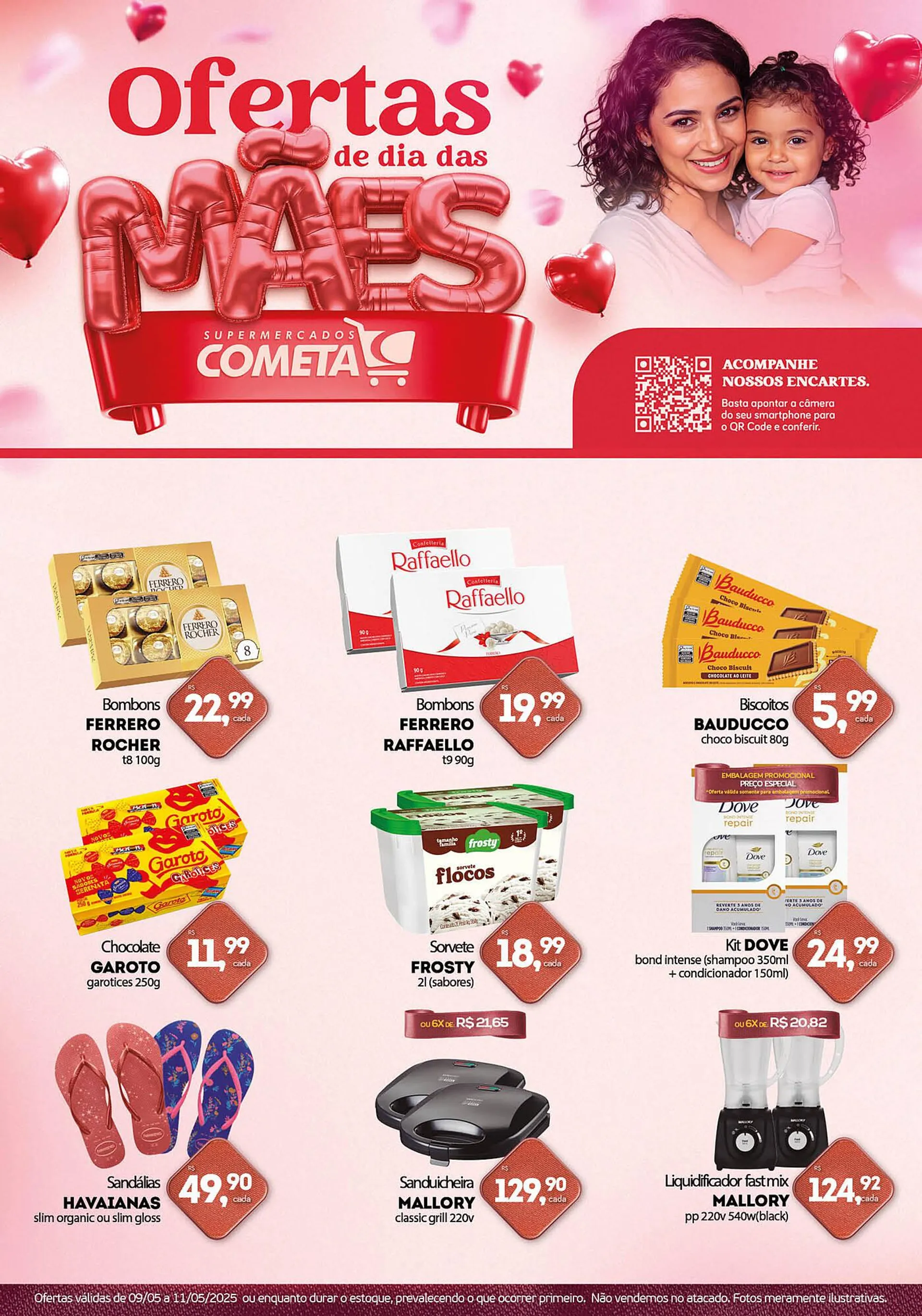Encarte de Catálogo Cometa Supermercados 9 de maio até 11 de maio 2025 - Pagina 1