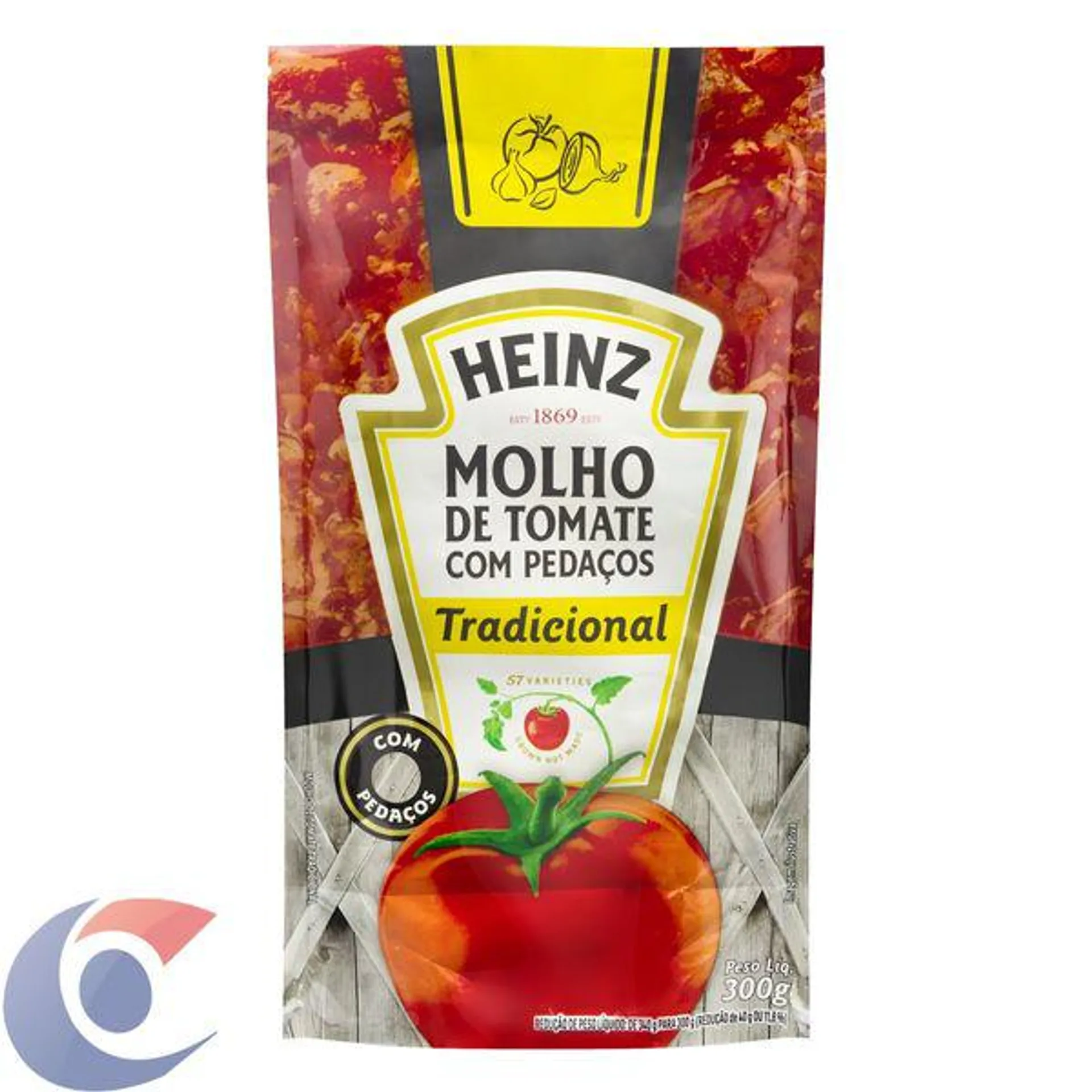 Molho De Tomate Heinz Sachê Tradicional 300g