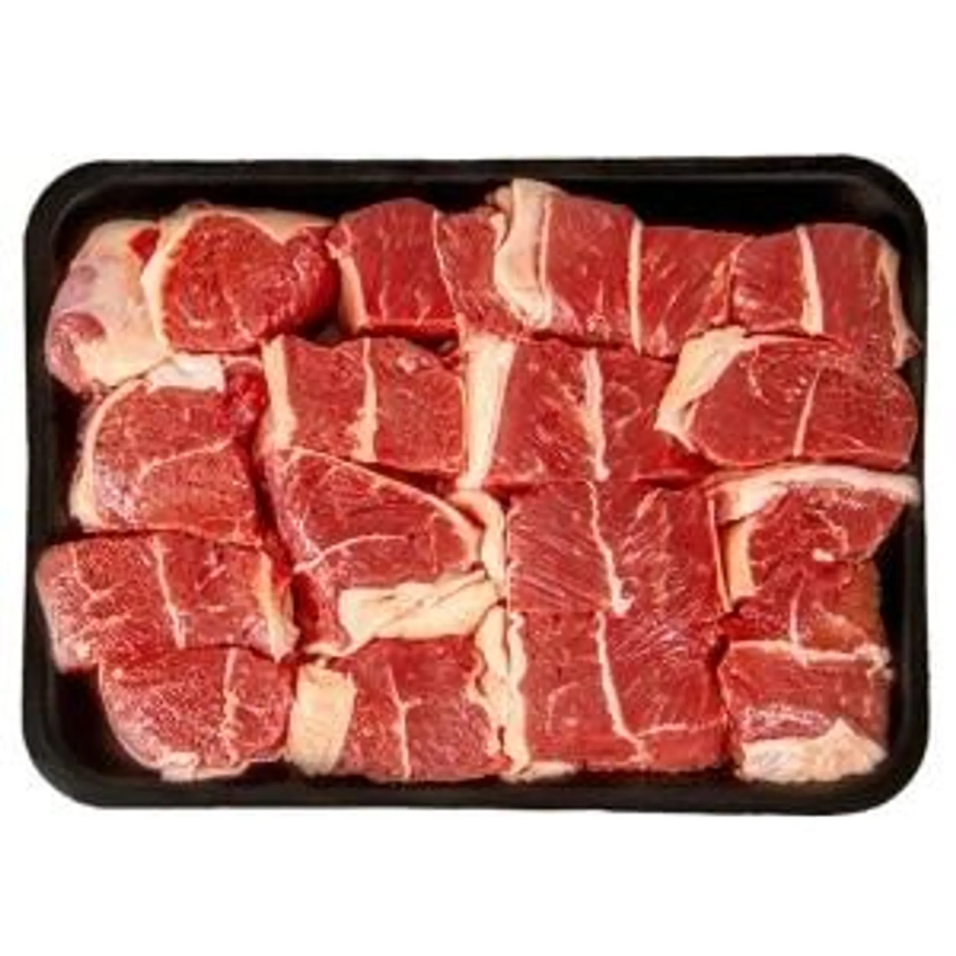 Miolo do Sete Bovino Cubos Resfriado Bandeja 500g