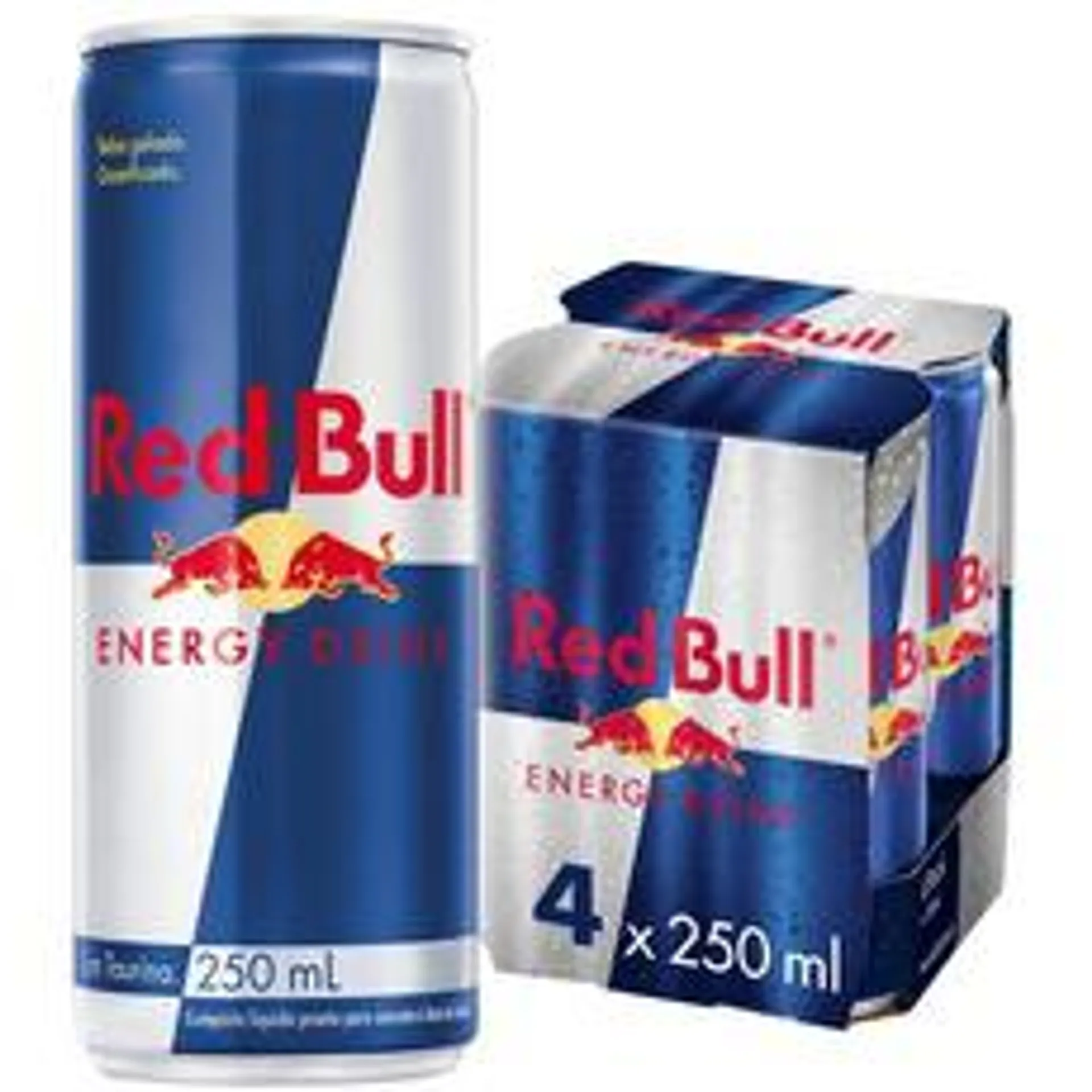 Energético Red Bull Energy Drink 250ml 4 unidades