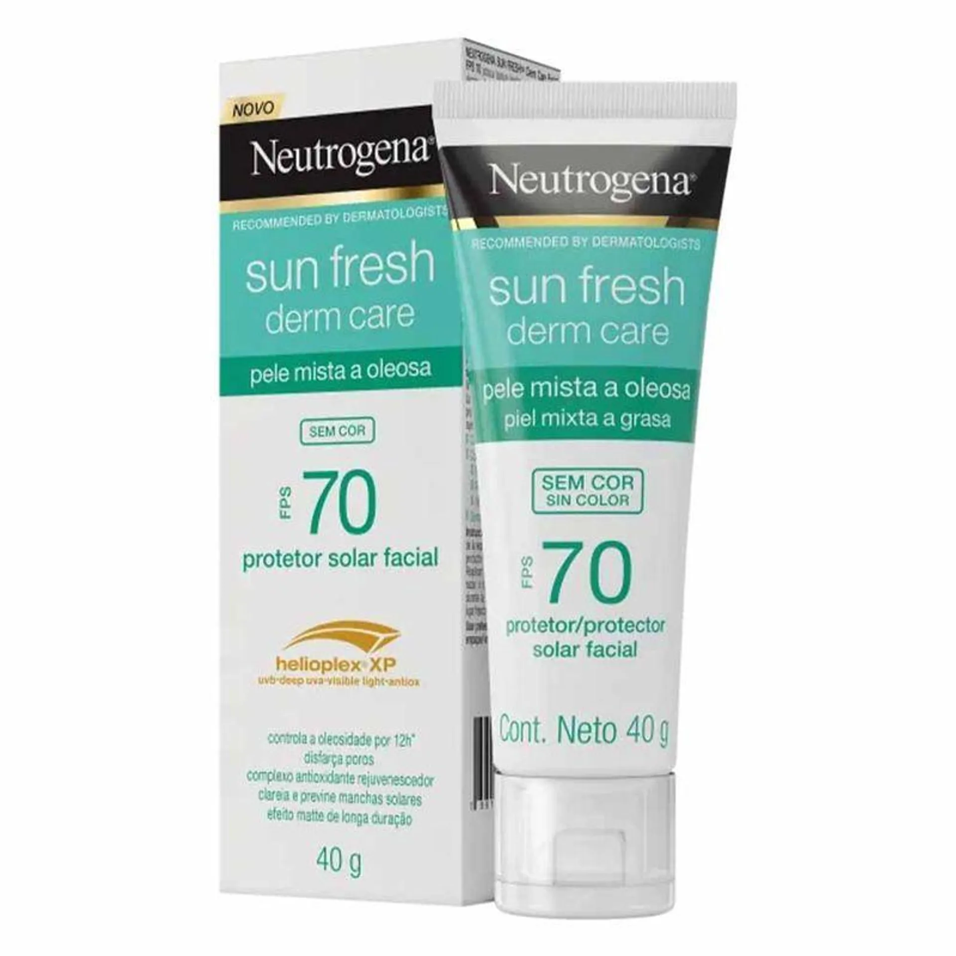 PROT SUN FRESH DERM CARE FPS 70 SEM COR 40G PELE MISTA A OLE