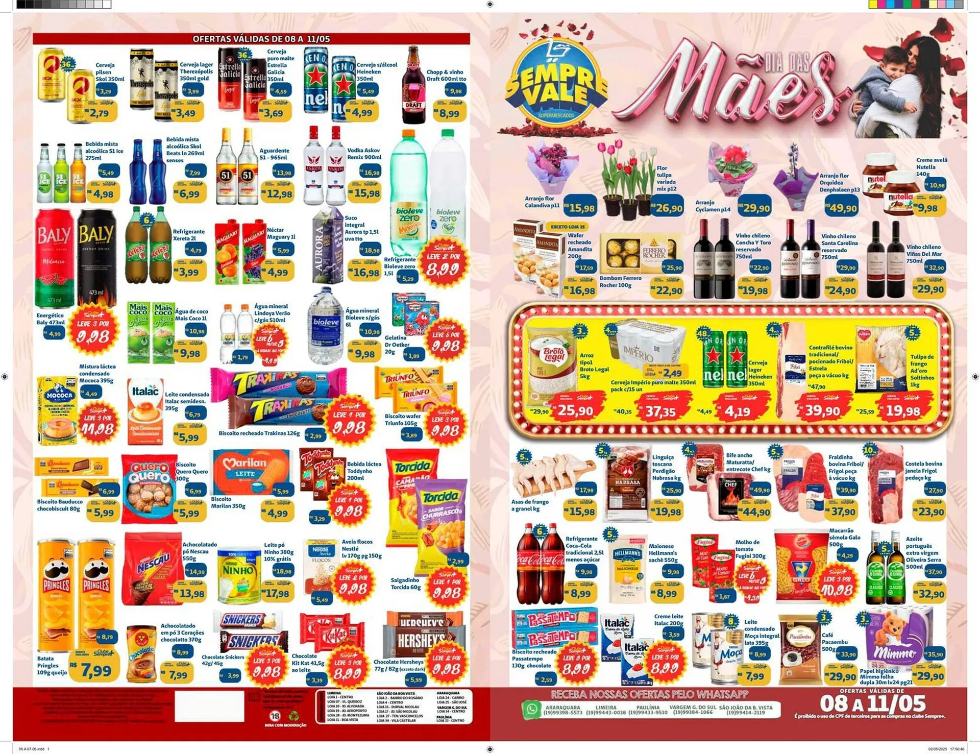 Encarte de Catálogo Sempre Vale Supermercados 8 de maio até 11 de maio 2025 - Pagina 1