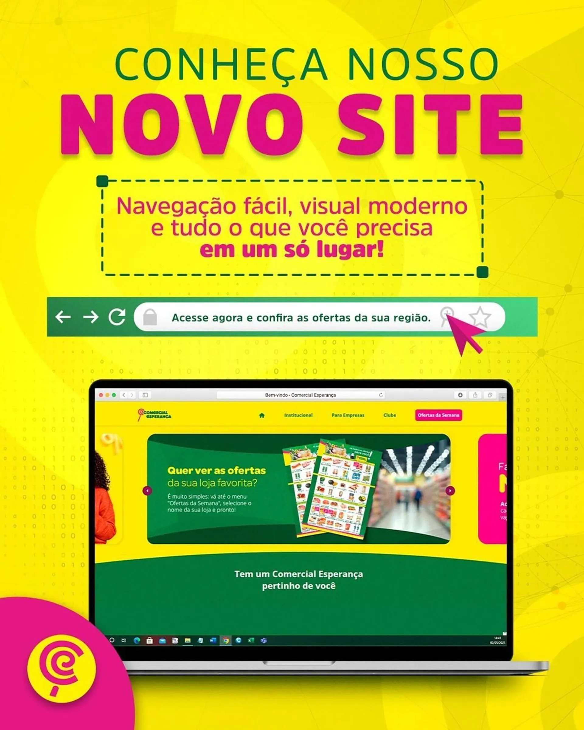 Encarte de Catálogo Comercial Esperança 9 de maio até 15 de maio 2025 - Pagina 1